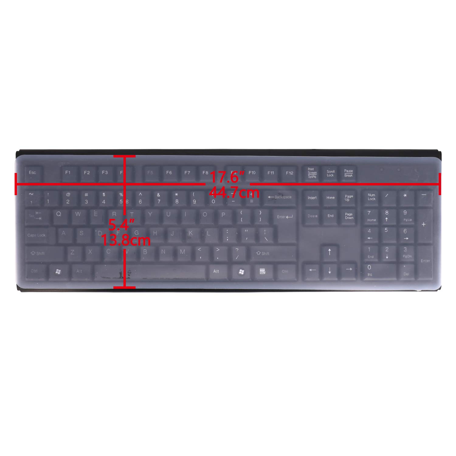 FORITO Universal Keyboard Cover - Waterproof, Dustproof for PC & Desktop - Home & Office Use