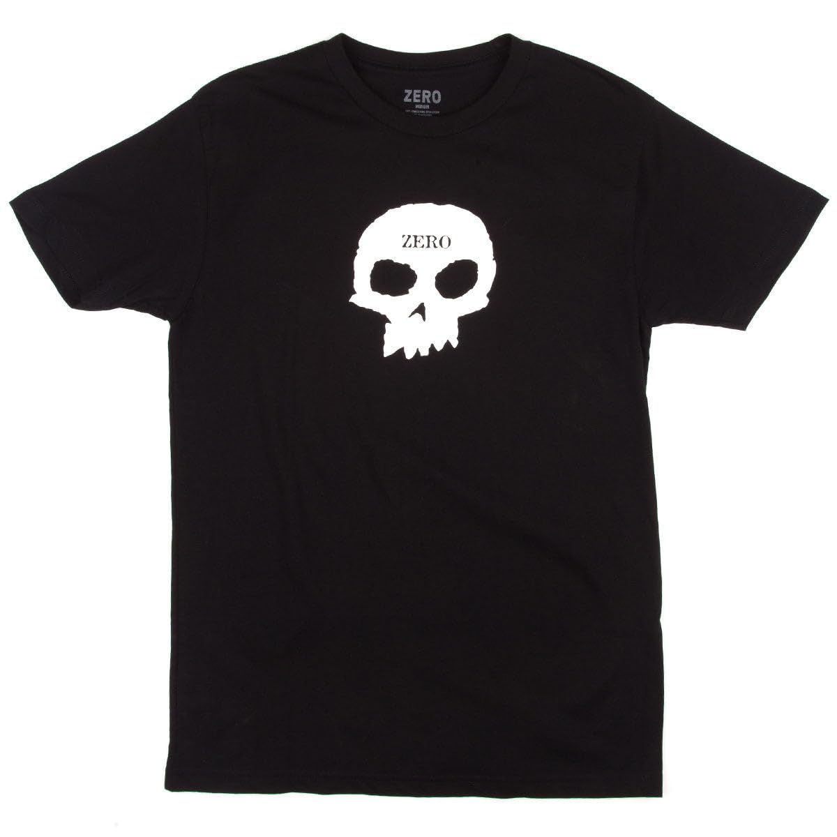 Zero Skateboards Short Sleeve T-Shirt with Army Logo - Men's Graphic Skate Tee for Streetwear & Skateboarding