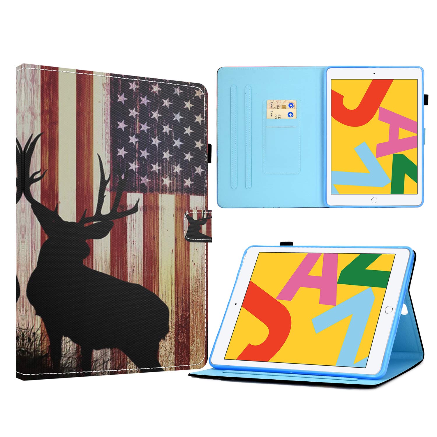 Premium PU Leather Case for iPad 7th Gen 10.2