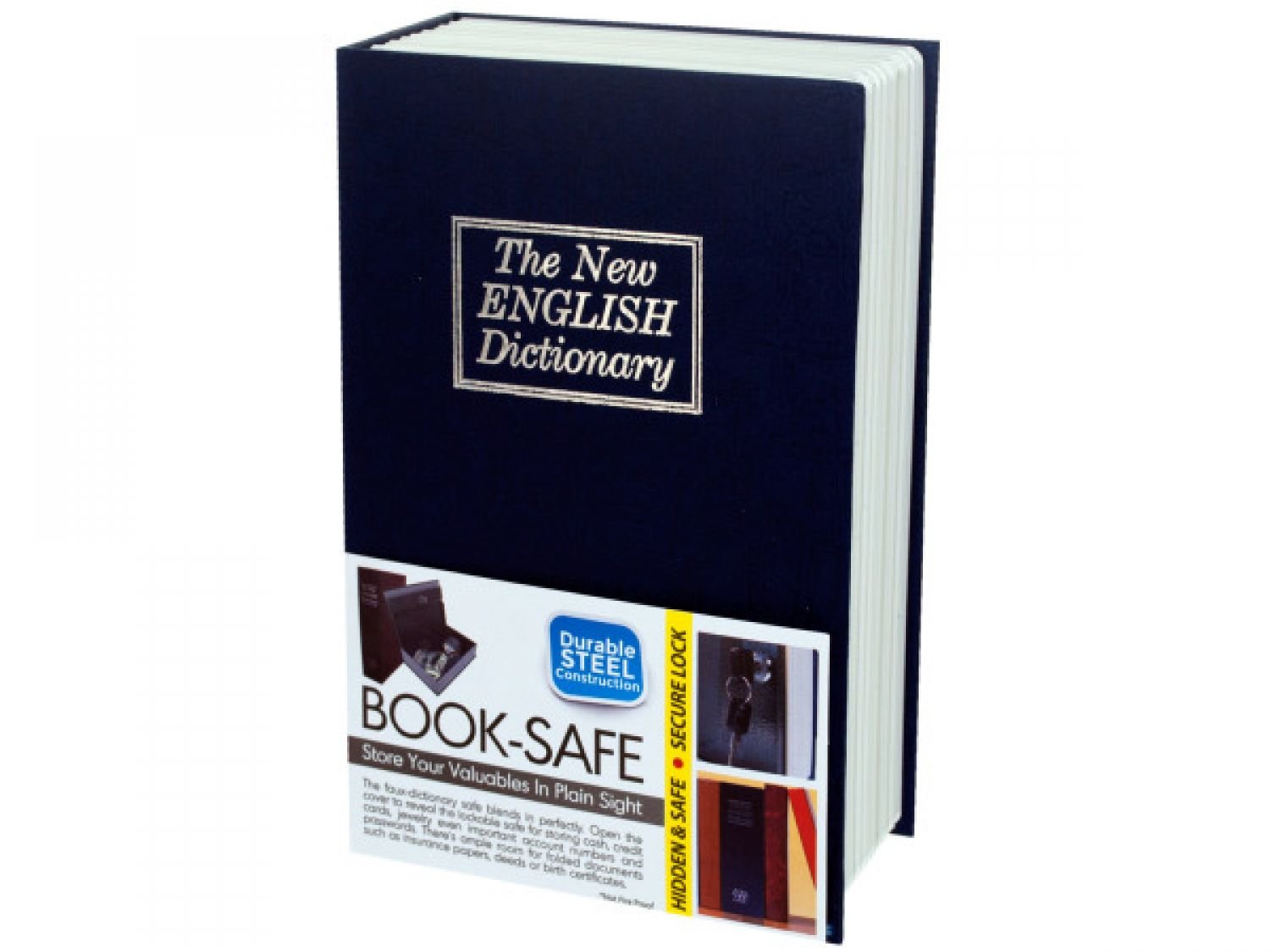 Bulk Hidden Dictionary Book Safe Set of 6 - Secret Storage Box for Home Decor, Jewelry & Valuables | Discreet Keepsake Box for Cash, Keys & Small Items | Perfect for Bedroom, Office & Travel Security