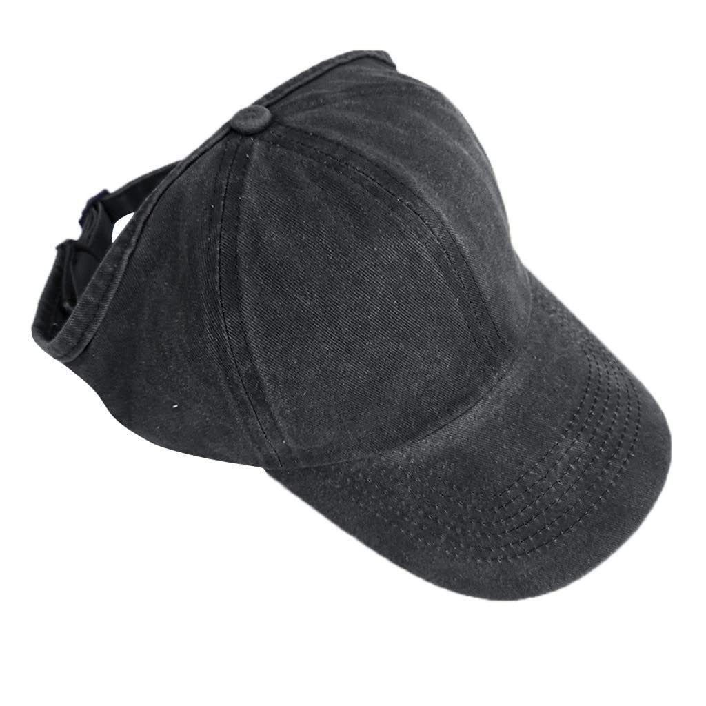 HANZHAN Adjustable Sun Hat for Women & Men - UPF 50+ Wide Brim Beach Hat, Ponytail Baseball Cap for Outdoor Activities, Hiking, Golf, and Summer Vacations