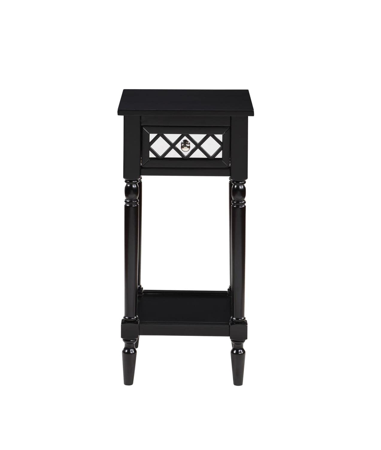 French Country Khloe Deluxe 1-Drawer Accent End Table 14
