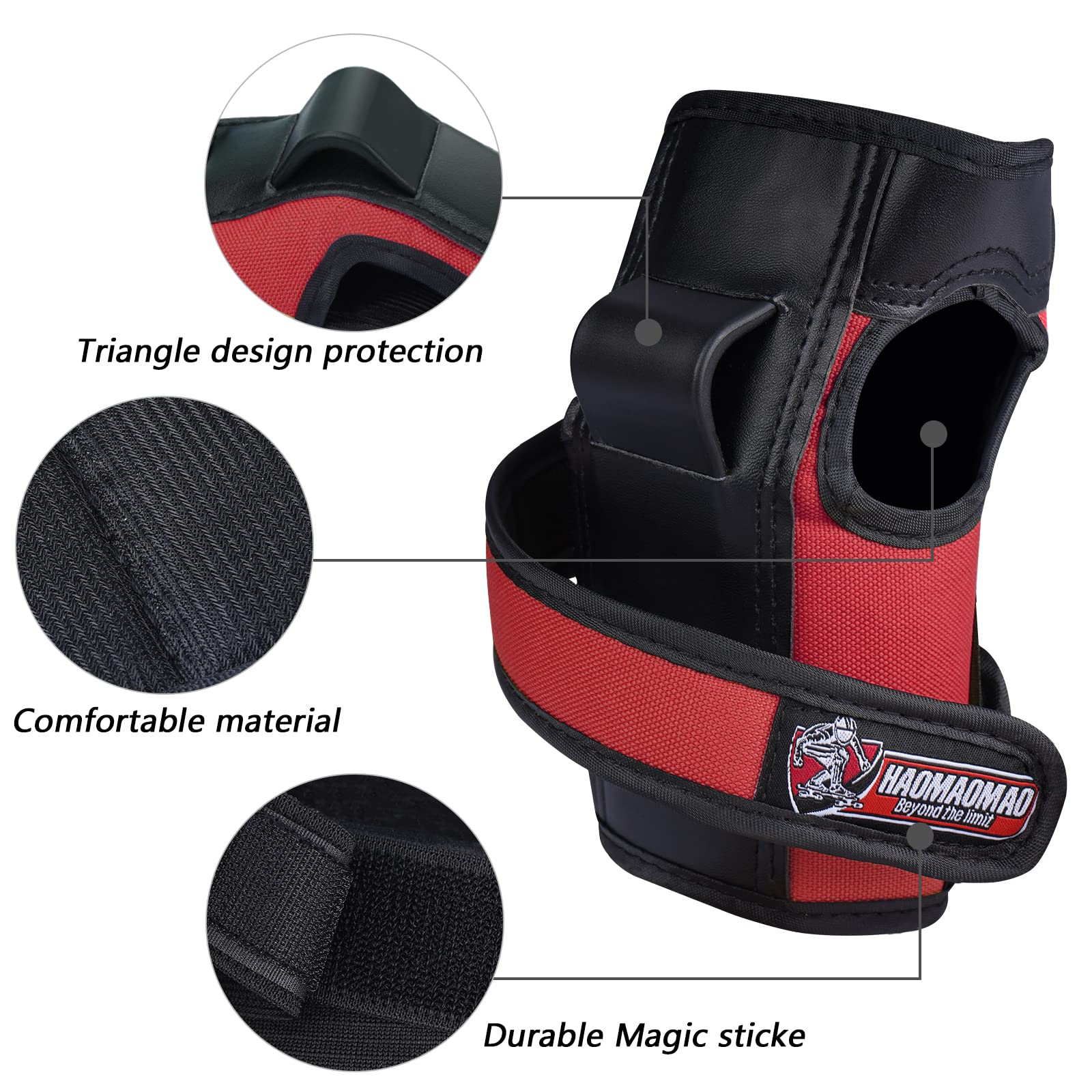 Adult & Kids Knee Pads Elbow Pads Wrist Guards Set - Protective Gear for Roller Skating, Cycling, Skateboarding, BMX & Extreme Sports - Perfect for Outdoor Activities, Sports Training & Safety Protection