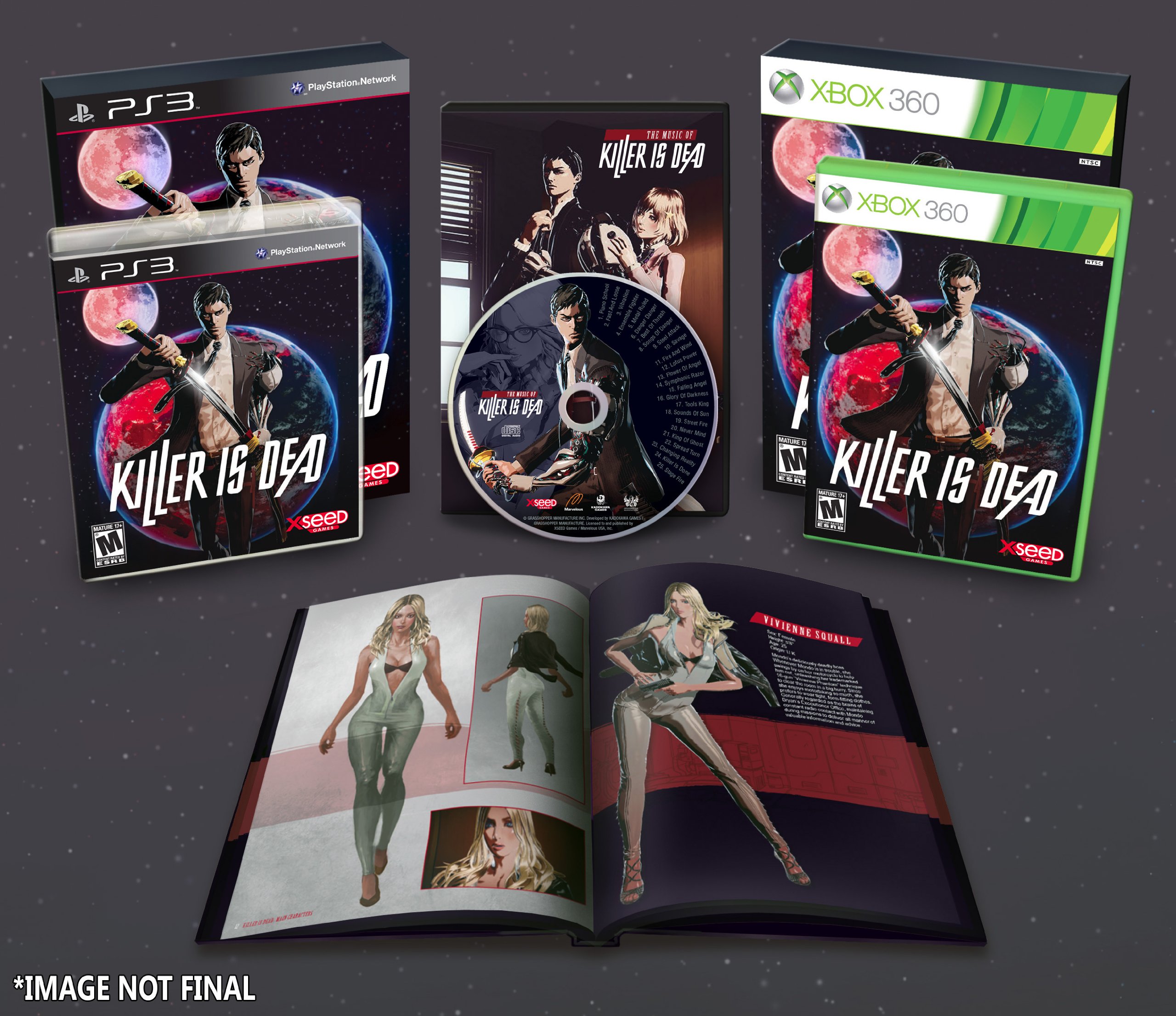 Killer Is Dead: Limited Edition PS3 Game - Includes Artbook & Music CD - New & Sealed - Perfect for Collectors & Retro Gaming Enthusiasts