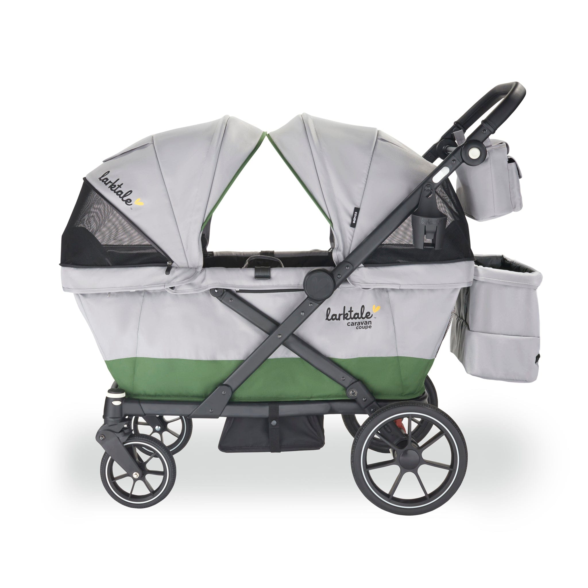 Larktale Caravan Coupe V2 Stroller Wagon - Lightweight All-Terrain Baby Stroller & Wagon Combo for Toddlers | Perfect for Park Outings, Beach Trips, and Shopping Adventures
