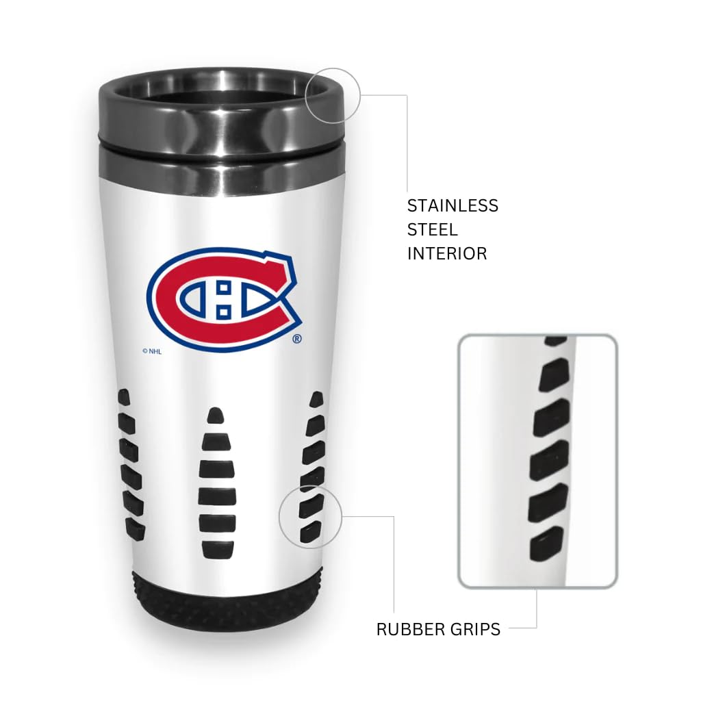 Insulated Stainless Steel Travel Mug with Leak-Proof Lid - 16oz Vacuum Flask for Coffee, Tea & Hot/Cold Drinks - Perfect for Commuting, Camping & Outdoor Adventures