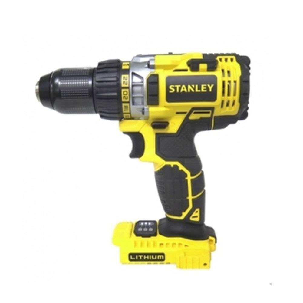 Stanley STDC1800 18V Lithium-Ion Cordless Impact Drill Driver - Bare Tool (No Battery/Charger) - Perfect for DIY Projects, Home Repairs & Professional Construction Work