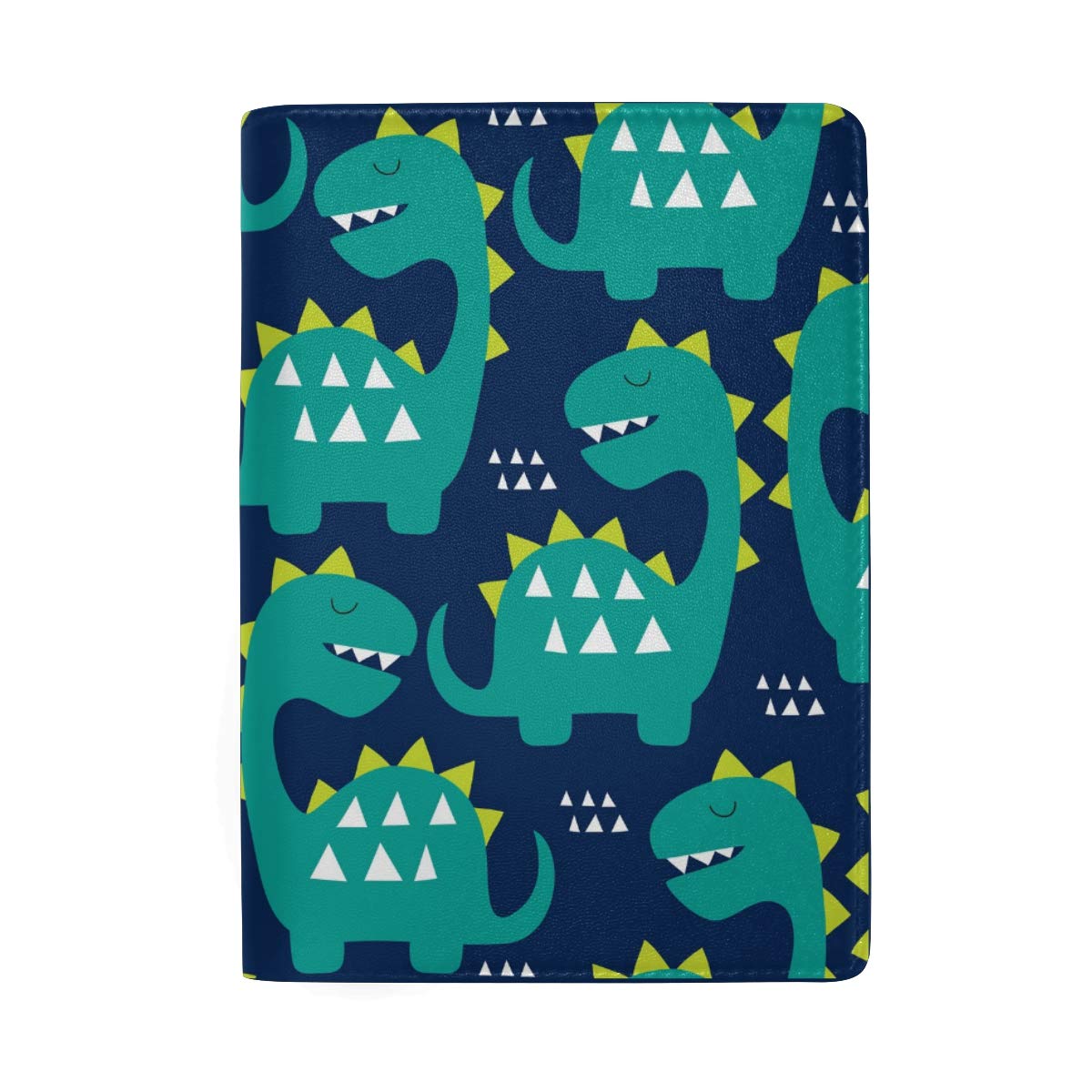 AJINGA Genuine Dinosaur Leather Passport Holder - RFID Blocking Travel Wallet for Men, Women & Kids - Perfect for Airplane, Cruise & International Trips