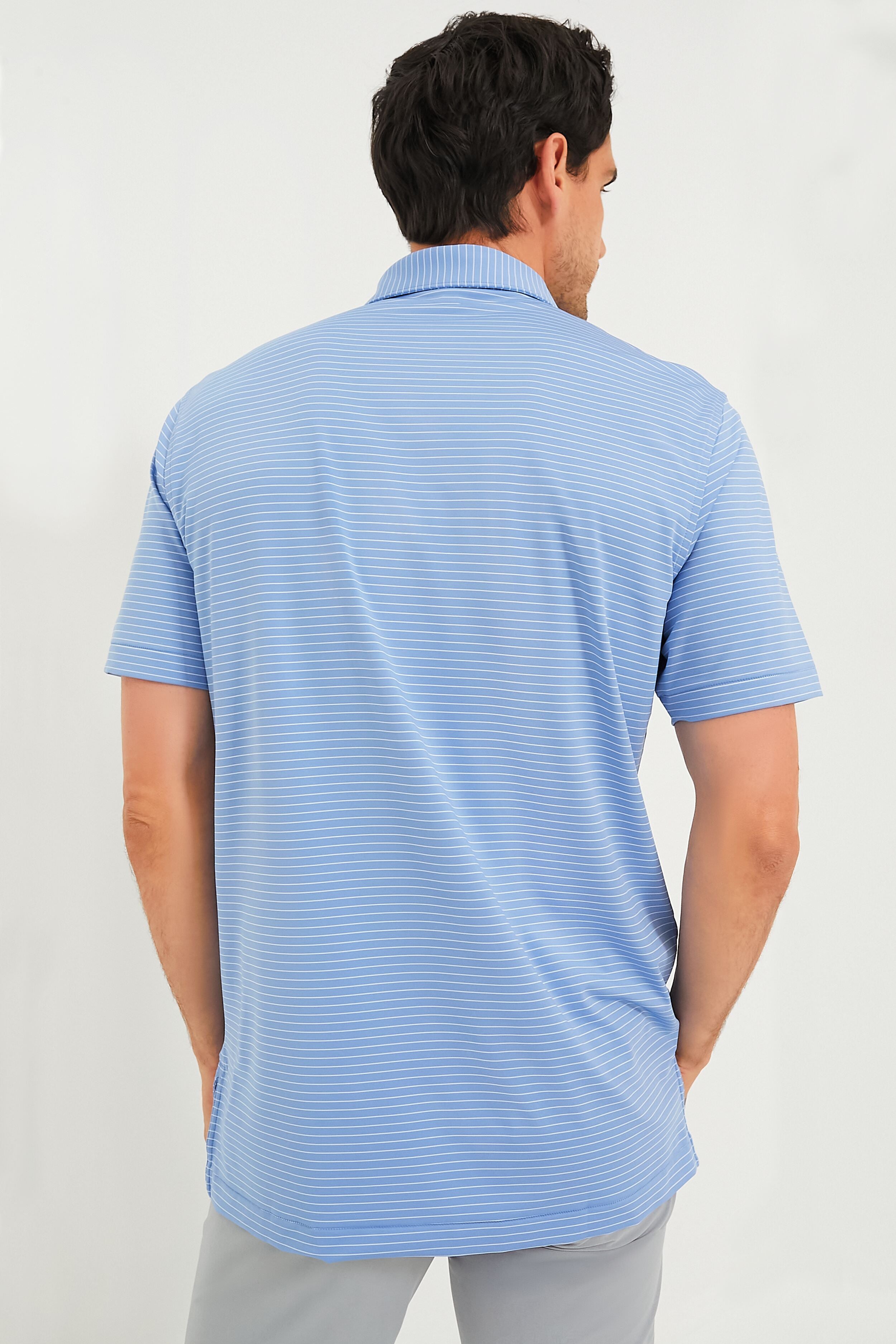 Performance Jersey Polo Shirt for Men - Moisture Wicking & Breathable Golf Tennis Activewear - Casual & Sports Wear for Gym, Running, and Outdoor Activities