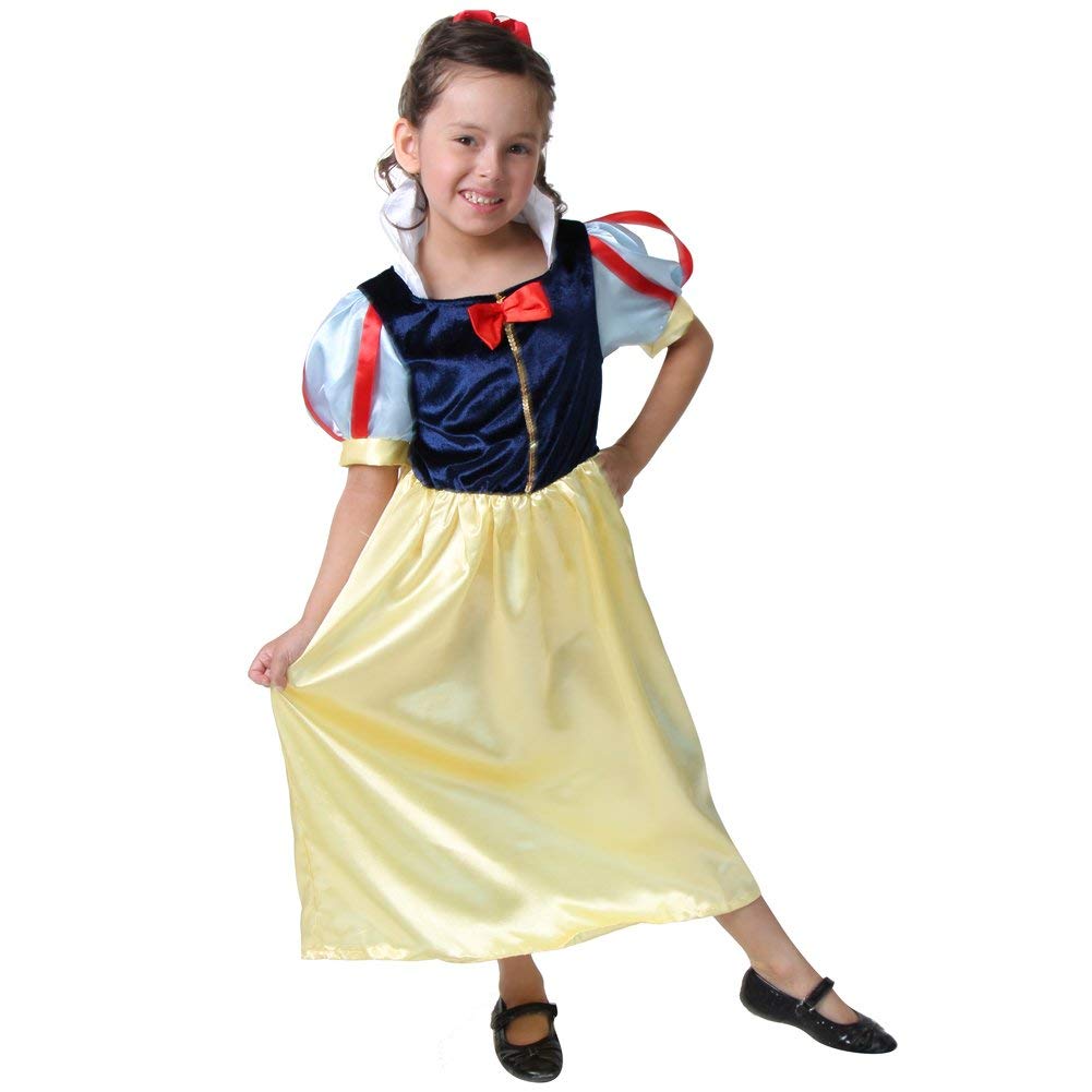 Snow White Costume Dress for Women - Yellow & Red Princess Gown (Sizes S-XXL) | Halloween, Cosplay, Birthday Party Outfit