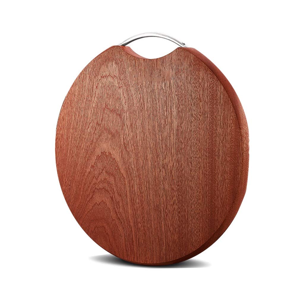Premium Organic Bamboo Cutting Board with Non-Slip Silicone Base - Thick & Durable Kitchen Chopping Board with Smooth Edges & Hanging Hole - Perfect for Meal Prep, Slicing Vegetables, and Serving Charcuterie (Size G)