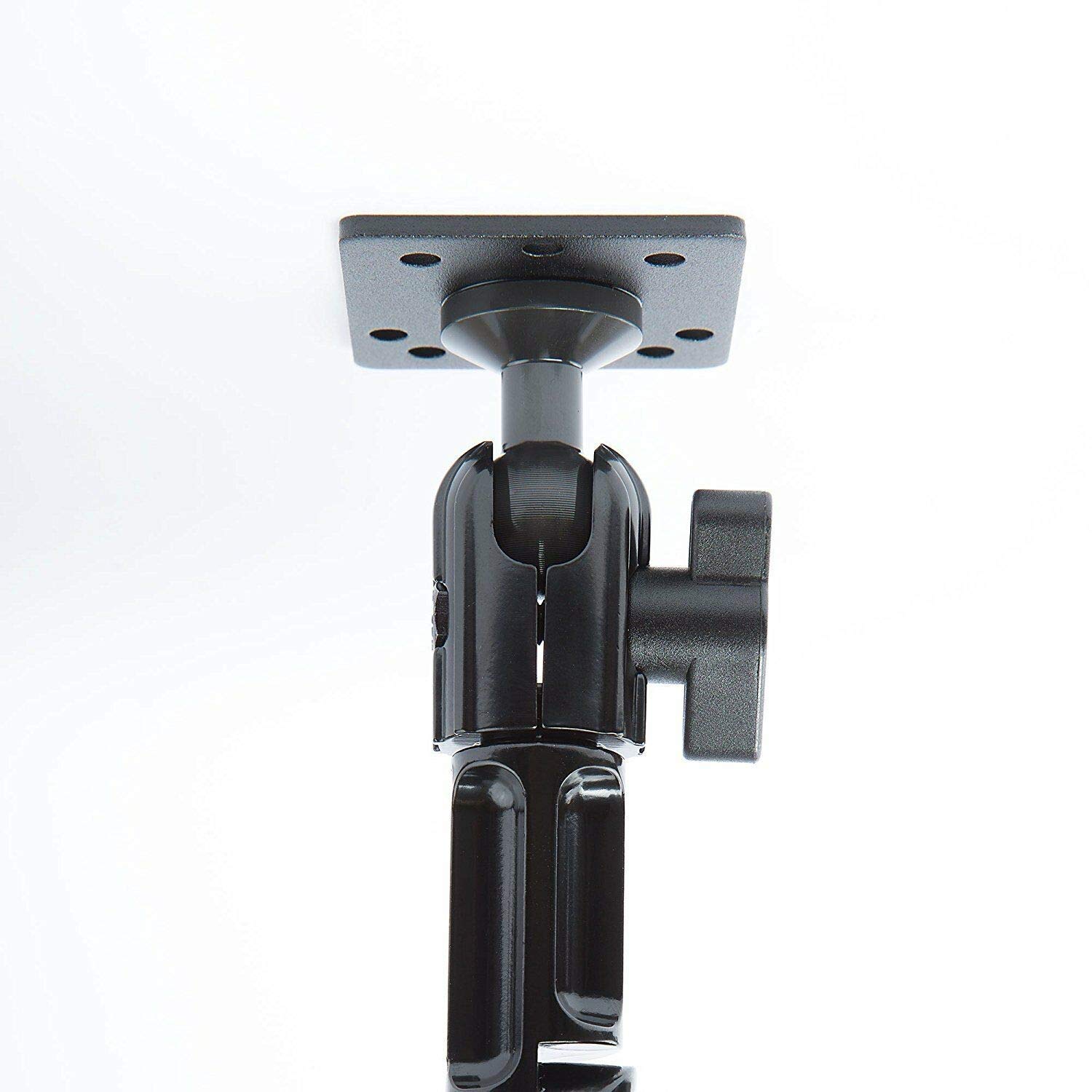 Universal ELD Drill Base - Heavy Duty Alloy Metal Mount Holder for Tablets & Smartphones (All Generations) | Durable Industrial Stand for Trucking, Construction & Workshop Use