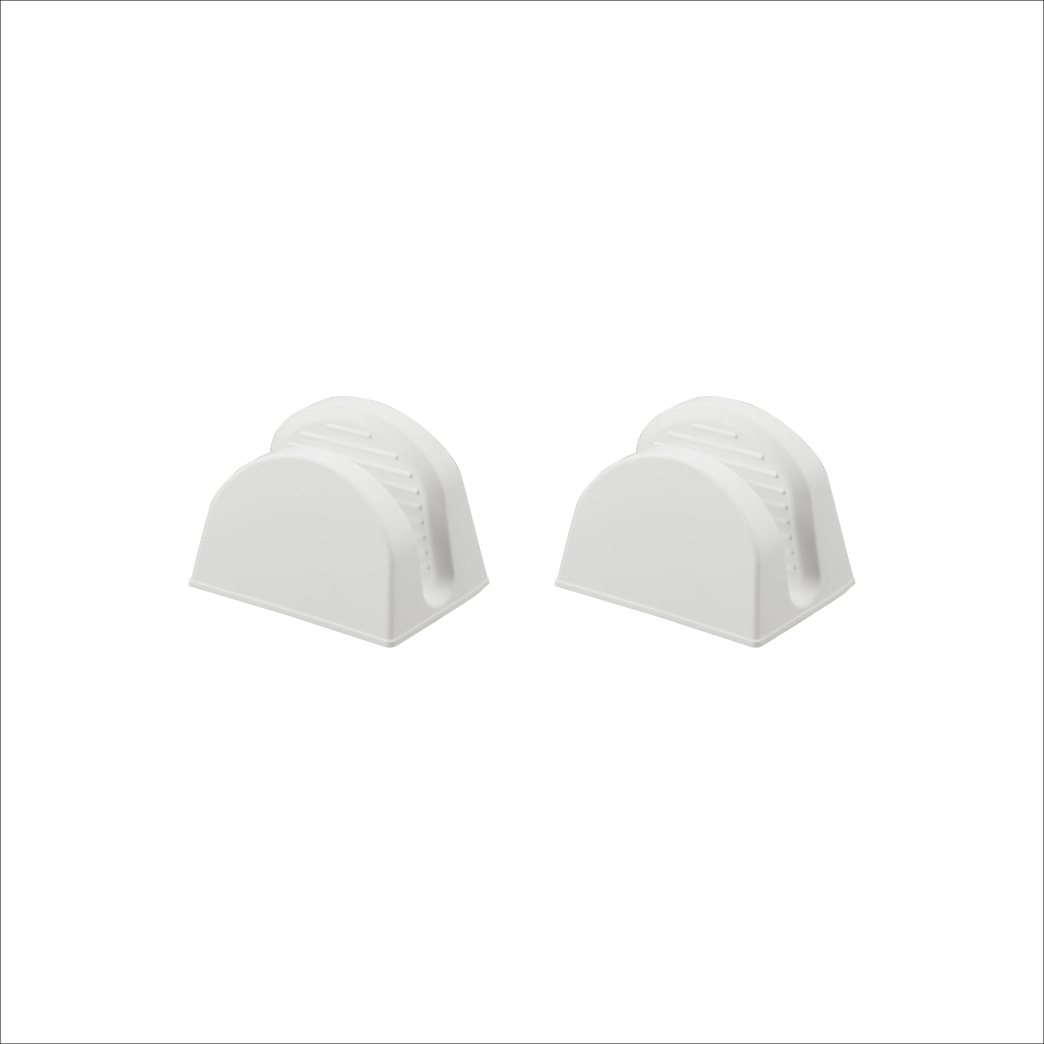 YAMAZAKI Magnetic Silicone Pot Holder - Heat Resistant Kitchen Accessory for Stove, Oven & Cooking - White (Set of 2) - Perfect for Small Spaces & Modern Kitchens