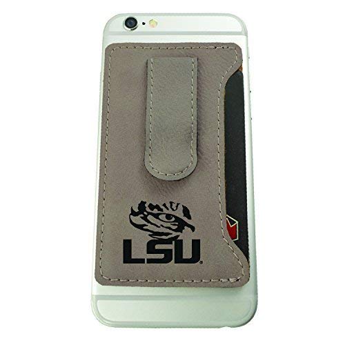 LSU Tigers Phone Card Holder Wallet with Money Clip - Slim RFID Blocking Credit Card Case for iPhone & Samsung - Perfect for Travel, Shopping & Daily Use