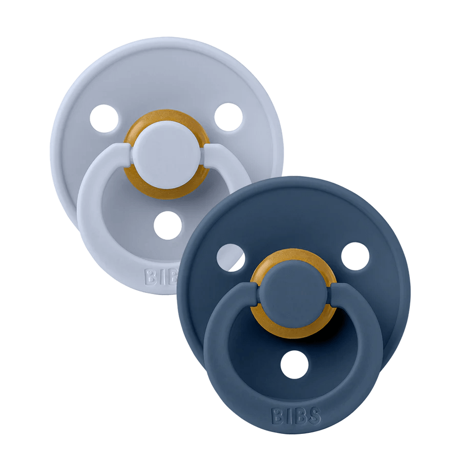 Baby Bibs and Pacifiers Set - 2 Pack for Newborns 0-6 Months - Soft Drool Bibs & Orthodontic Pacifiers for Feeding & Soothing - Perfect for Daycare, Travel & Home Use