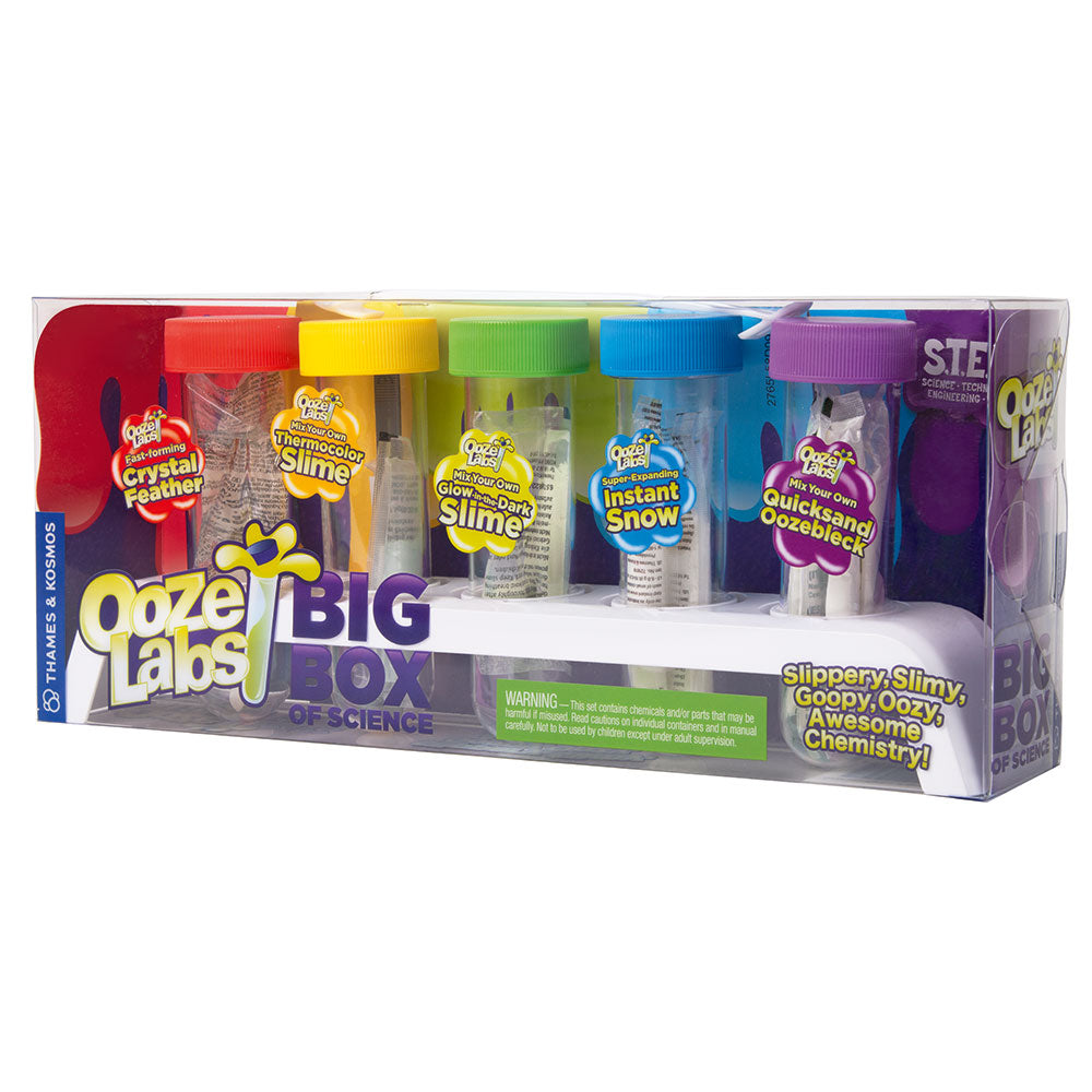 Ooze Labs Big Box of Science Kit - Fun STEM Learning Experiments for Kids | Perfect for Home, Classroom & Science Fair Projects