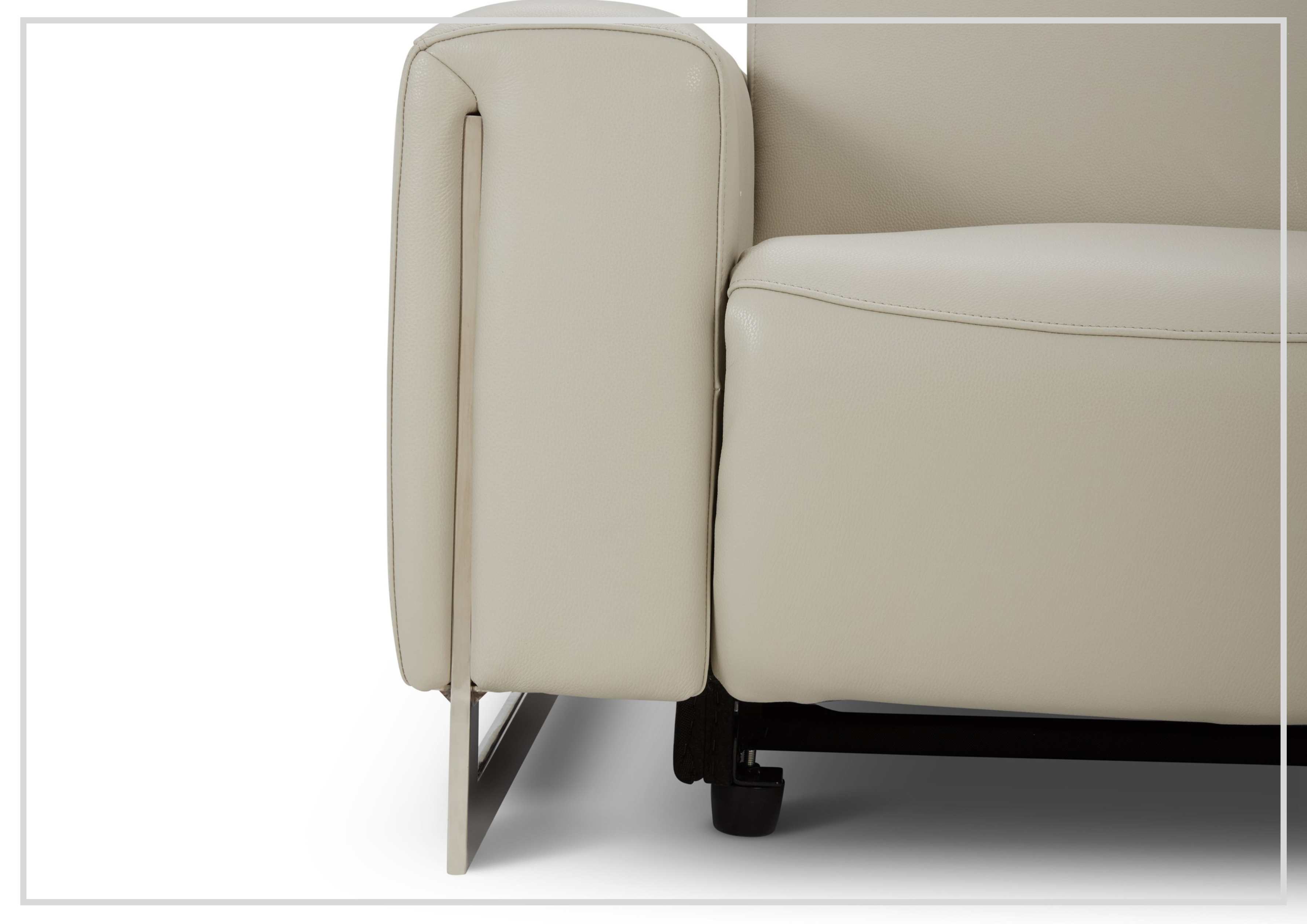 Gio Italia Picasso 6-Piece Motion Recliner Sectional Sofa Set with Power Recline & Cup Holders - Modern L-Shaped Living Room Furniture for Home Theater & Family Gatherings