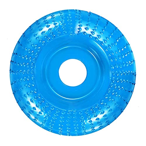 Carbide Wood Sanding Carving Shaping Disc for Angle Grinder - 125mm Grinding Wheel | Blue Abrasive Disc for Woodworking, DIY Projects & Furniture Restoration