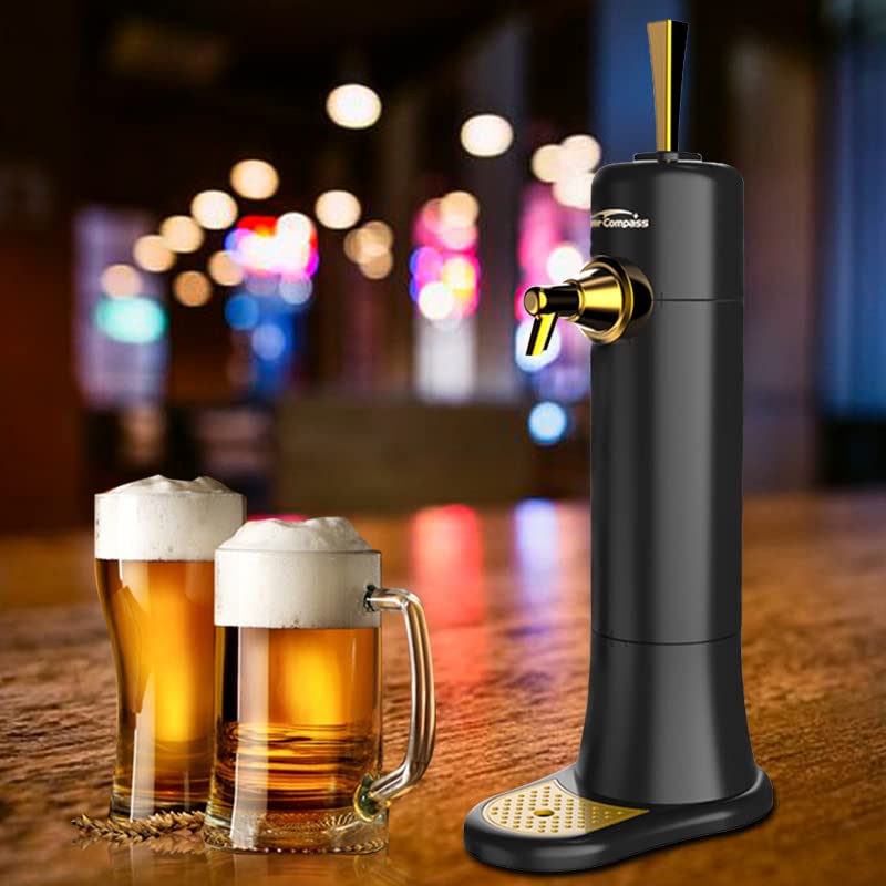 MAISHUSHU Beer Pump - Portable Home Draught Beer Dispenser with Ultrasonic Foam Technology | Desktop Beer Machine for Perfect Pouring | Ideal for Parties, Bars & Home Brewing Enthusiasts