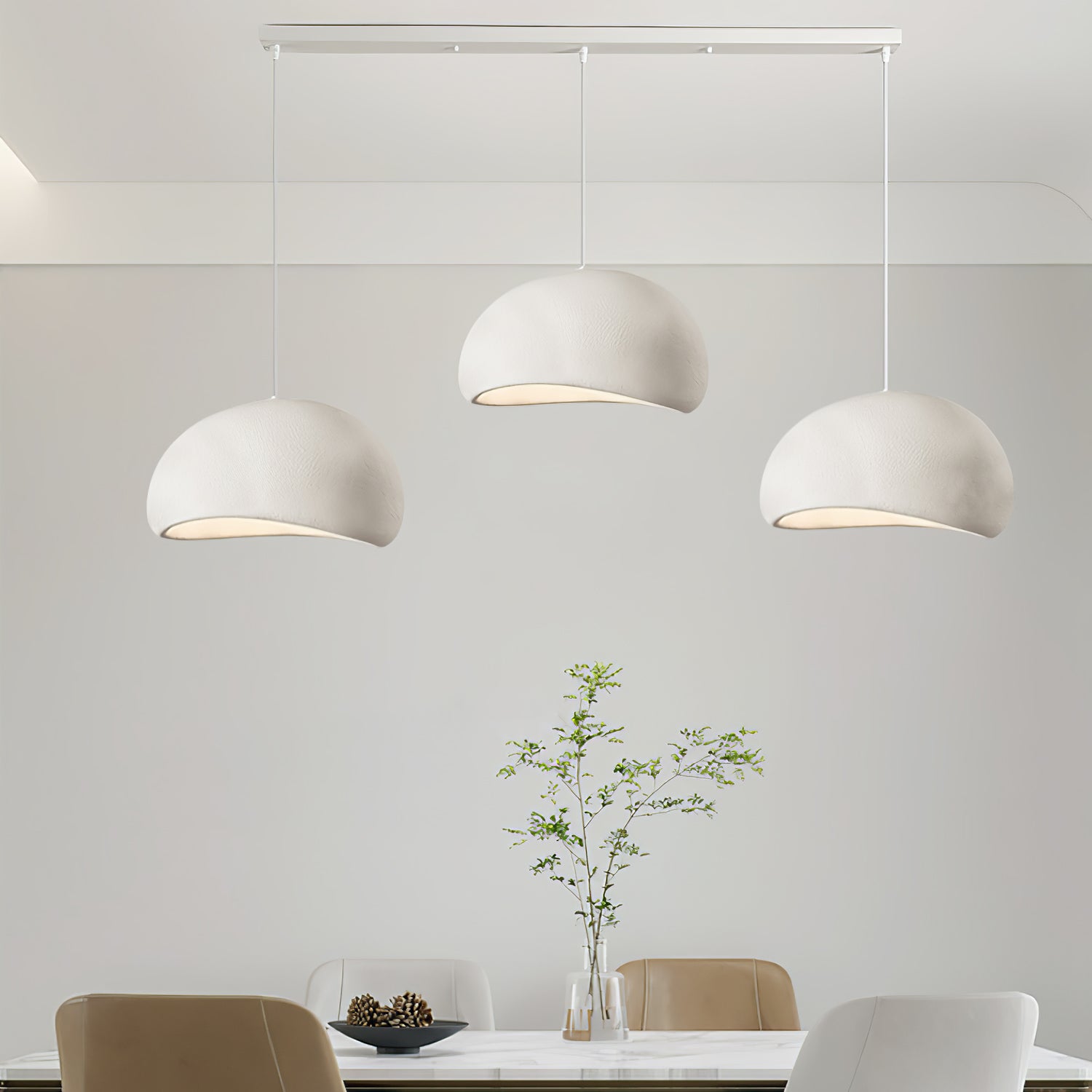 Modern Cloud Pendant Light Fixture - Stylish Hanging Ceiling Lamp for Living Room, Bedroom & Dining Area - Perfect for Home Decor and Ambient Lighting