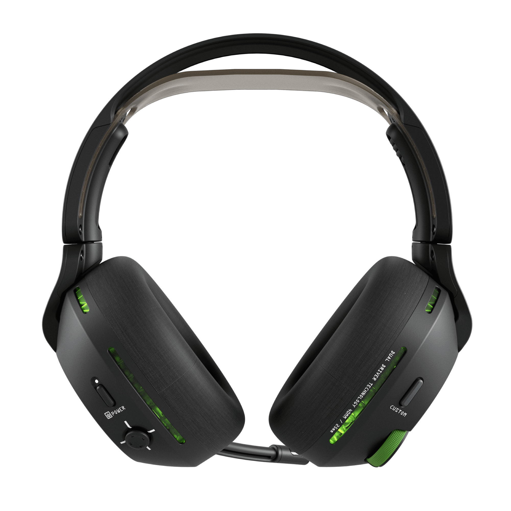Crusher® PLYR® 720 Wireless Gaming Headset - Immersive 3D Audio, Bluetooth Connectivity, 50mm Drivers for PC, PS5, Xbox & Mobile Gaming | Perfect for Competitive Esports & Home Entertainment