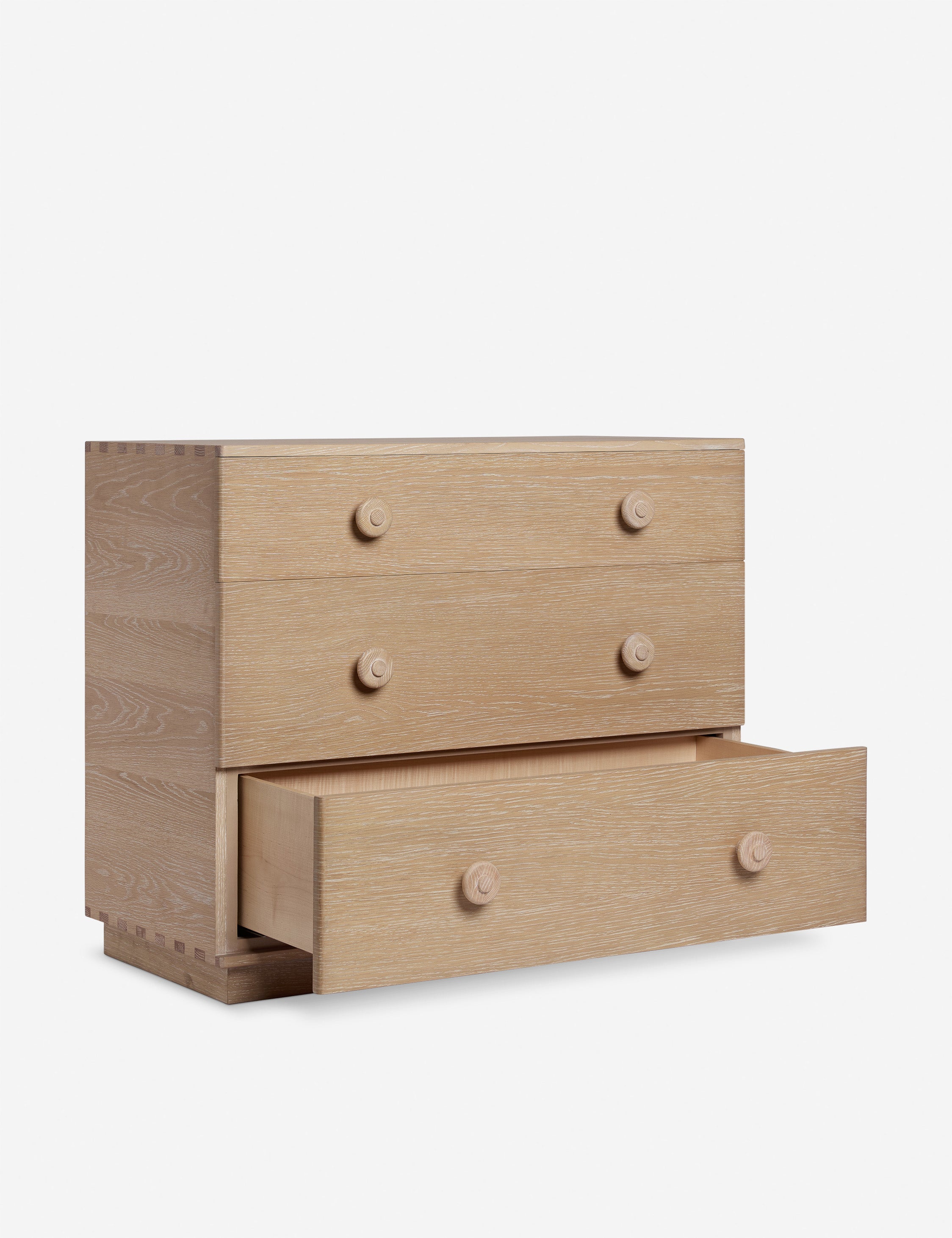 Pickford 3 Drawer Dresser - Wooden Chest of Drawers for Bedroom Storage & Organization | Perfect for Clothes, Accessories & Home Decor