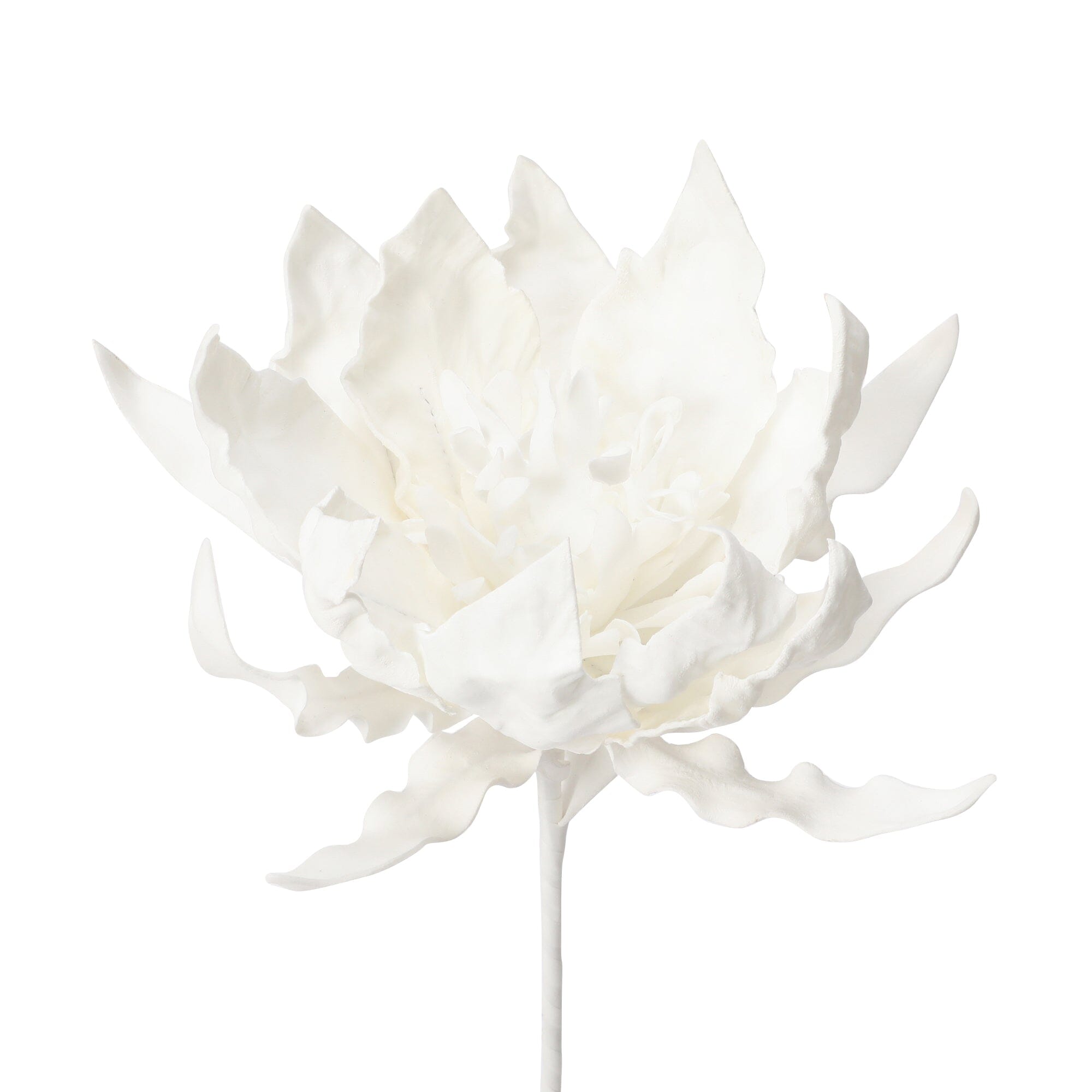 White Artificial Plant Flower - Realistic Fake Floral Decor for Home, Office, Wedding & Party Decoration