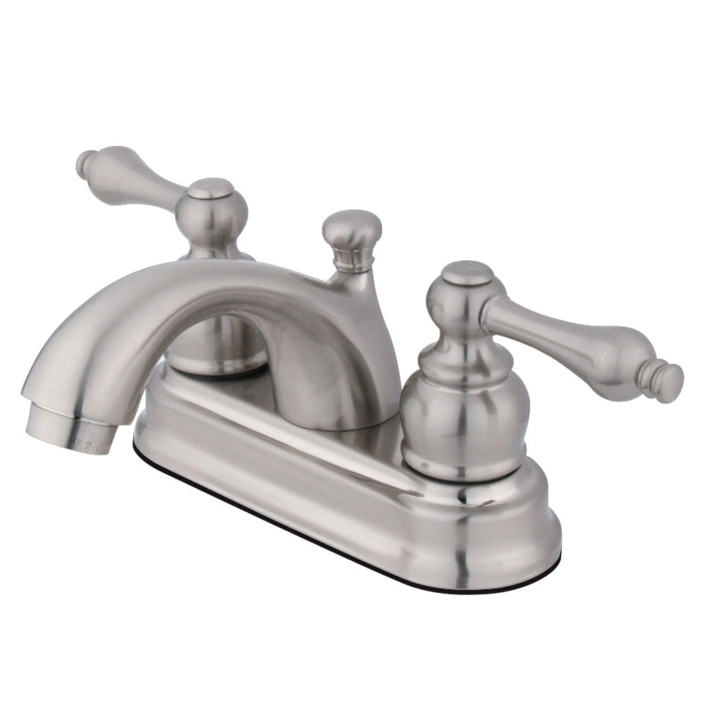 Kingston Brass GKB2601AL 4-Inch Centerset Bathroom Faucet - Polished Brass Finish for Vanity Sink, Perfect for Modern Bathroom Renovation and Home Upgrade