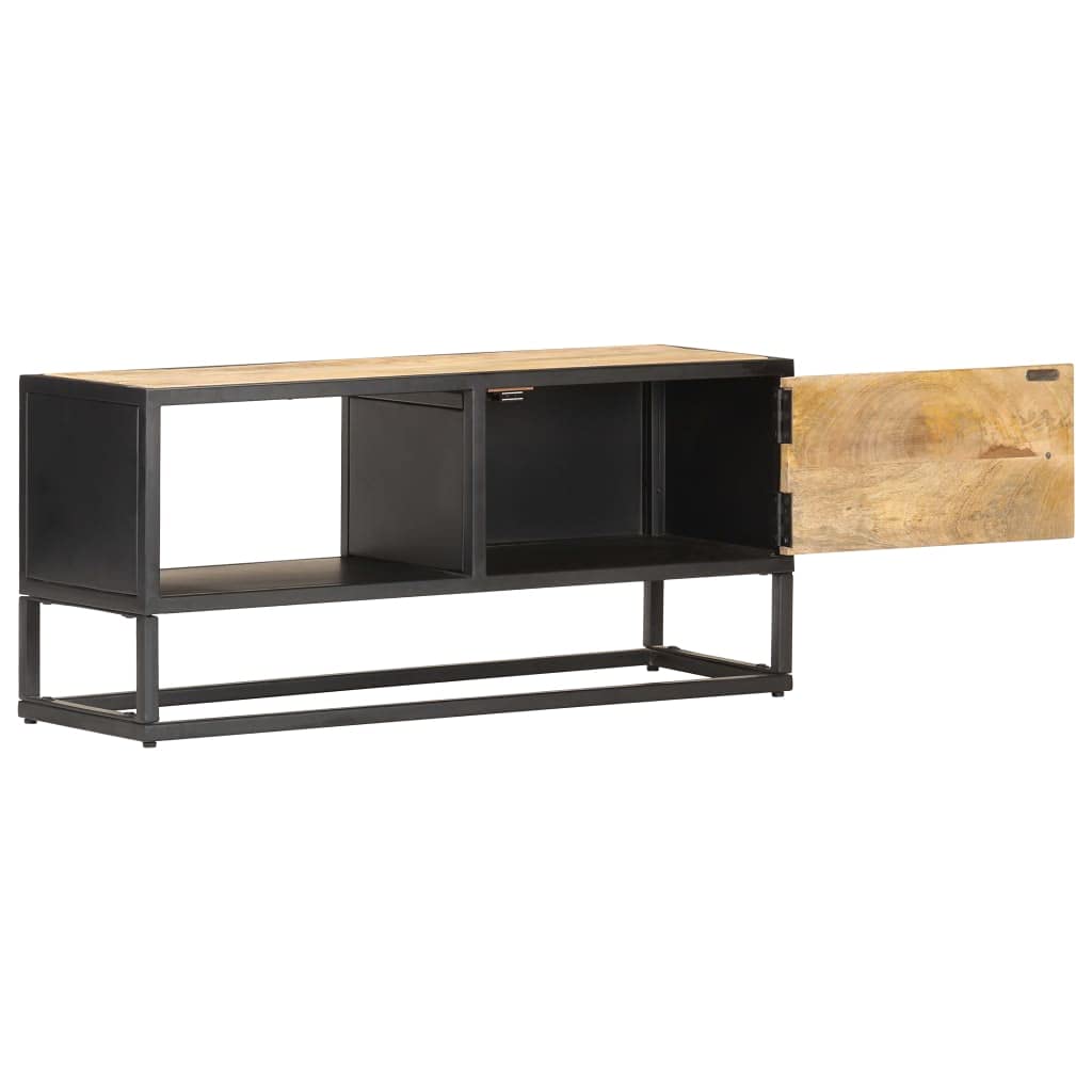 Mid Century Modern TV Stand with Storage - 35.4