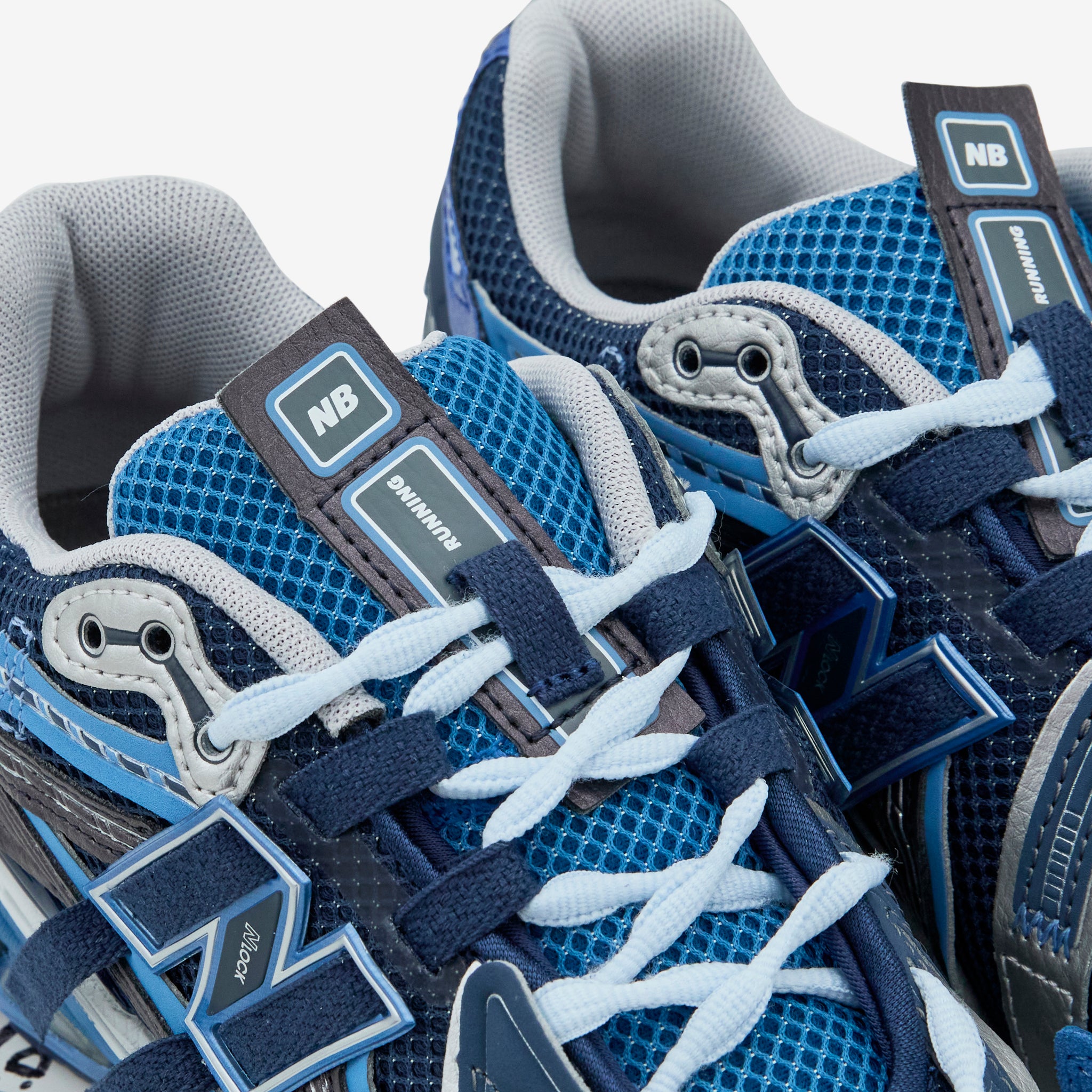 1906A Running Shoes for Men - Blue & Slate Grey | Lightweight Comfortable Sneakers for Jogging, Gym & Daily Wear