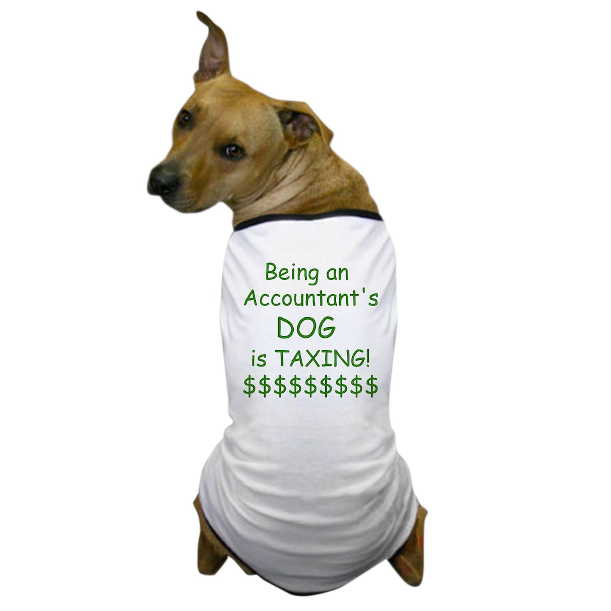 Funny Accountant Dog T-Shirt - Cute Pet Clothing & Costume for Dogs - Perfect for Halloween, Parties & Gifts