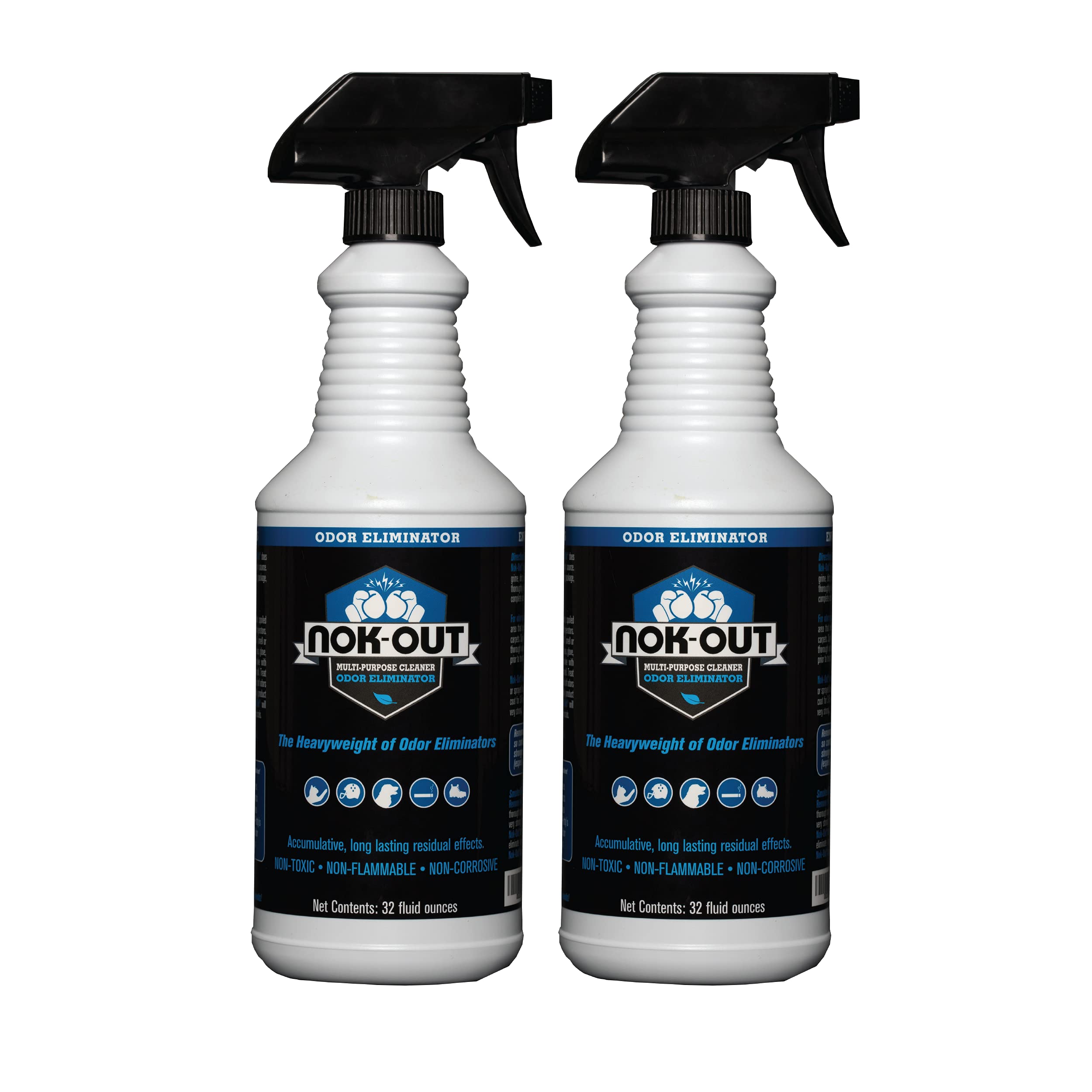 Natural Pet Odor Eliminator Spray - 32oz Deodorizer & Stain Remover for Dogs & Cats (2-Pack) | Freshens Carpets, Furniture & Pet Beds | Safe for Home & Car Use