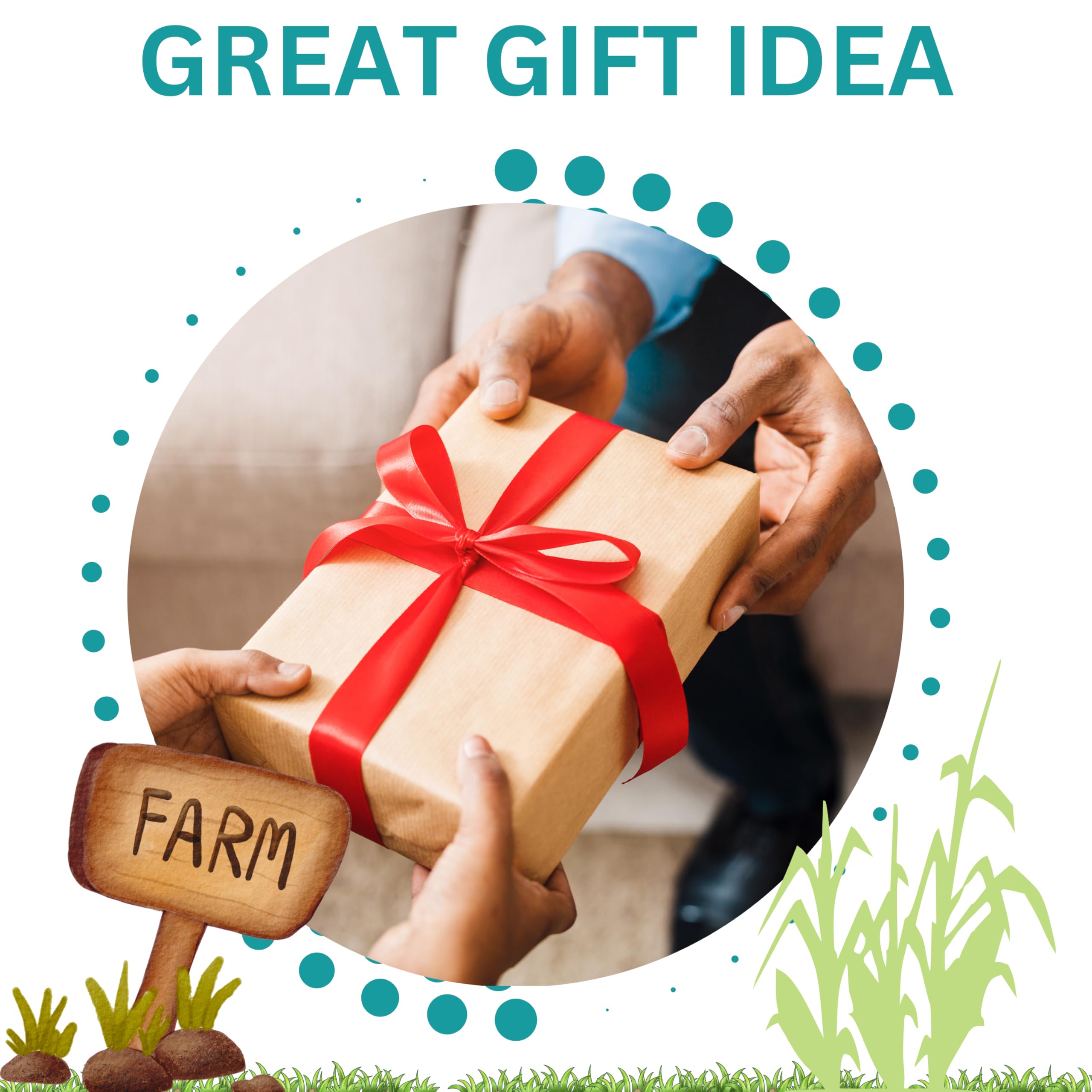 Soft Vinyl Farm Animal Toy Set - Cow, Horse, Goat, Pig & Chicken - Safe Baby & Toddler Toys - 5-PC Educational Gift for All Ages | Perfect for Early Learning, Sensory Play & Nursery Decor