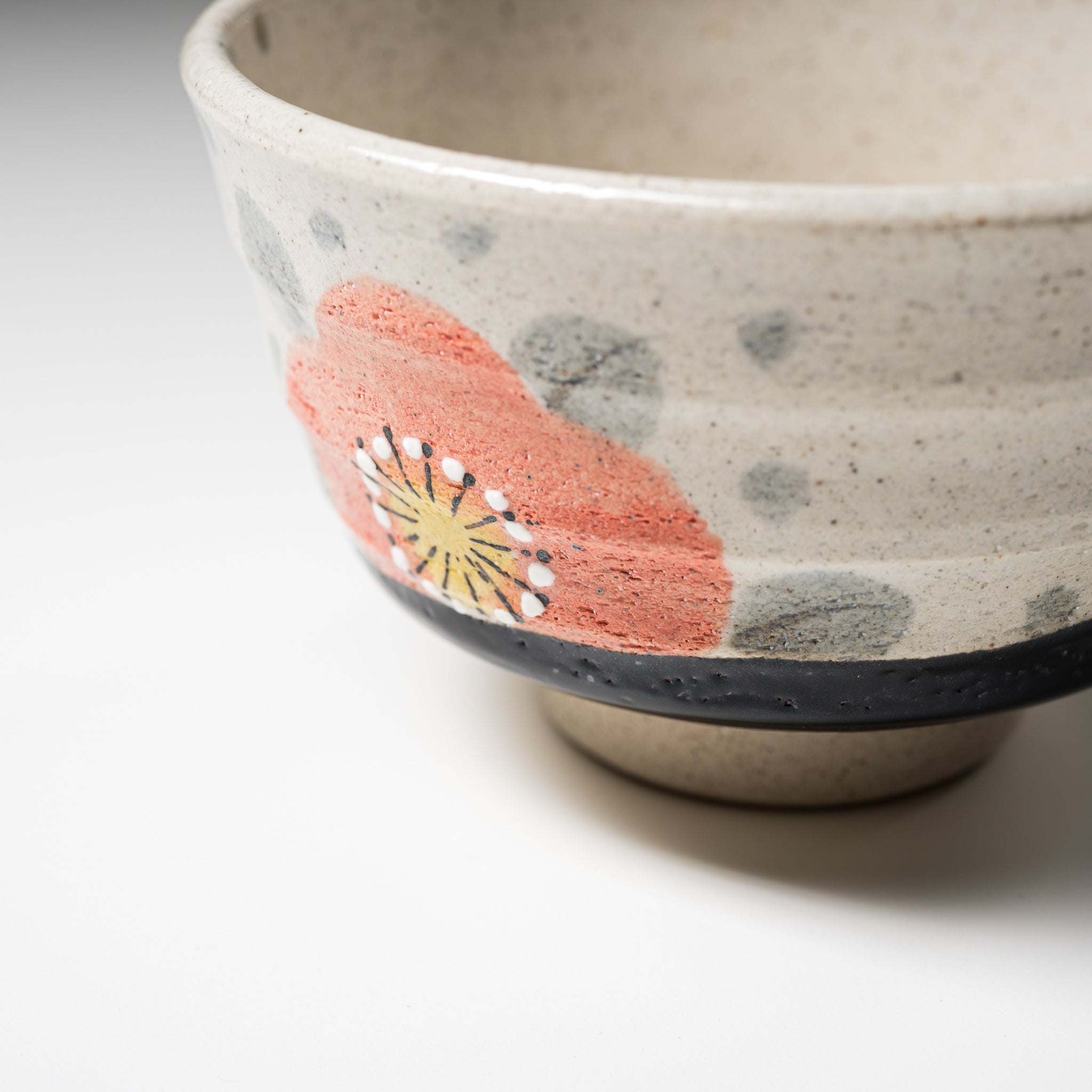 Premium Matcha Bowl - Spring Bloom Design - Handcrafted Ceramic Tea Bowl for Japanese Tea Ceremony, Matcha Drinking & Zen Meditation - Perfect Gift for Tea Lovers