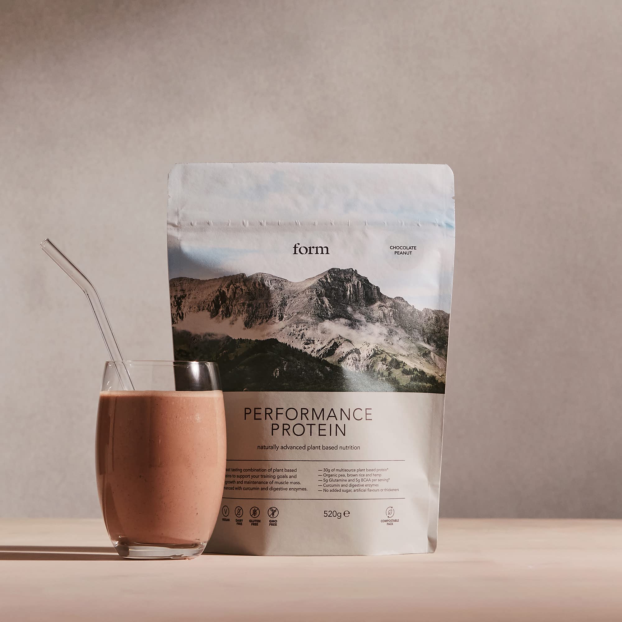 Form Performance Protein Favor Bundle - 3 Flavors (Chocolate Peanut, Vanilla, Tiramisu) - Vegan Protein Powder with 30g Protein per Serving - Post Workout Recovery & Muscle Building - Ideal for Gym, Fitness & Healthy Lifestyle