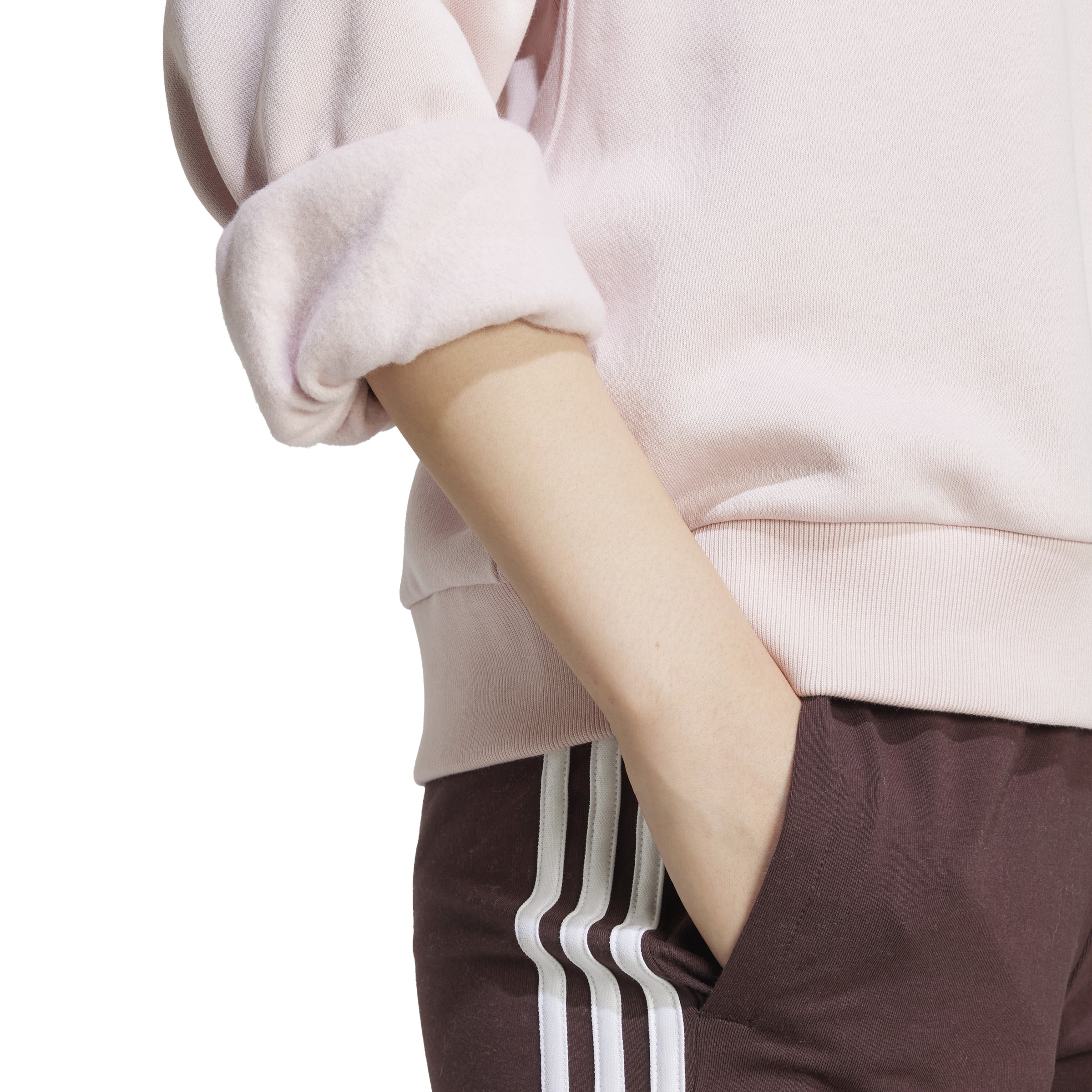 Adidas Women's ALL SZN Fleece Loose Sweatshirt - Cozy Oversized Pullover for Casual Wear, Lounge & Workout | Perfect for Fall & Winter Fashion