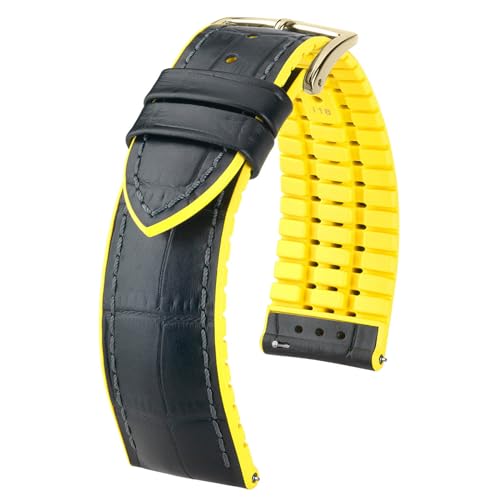 Black & Yellow / Gold Buckle