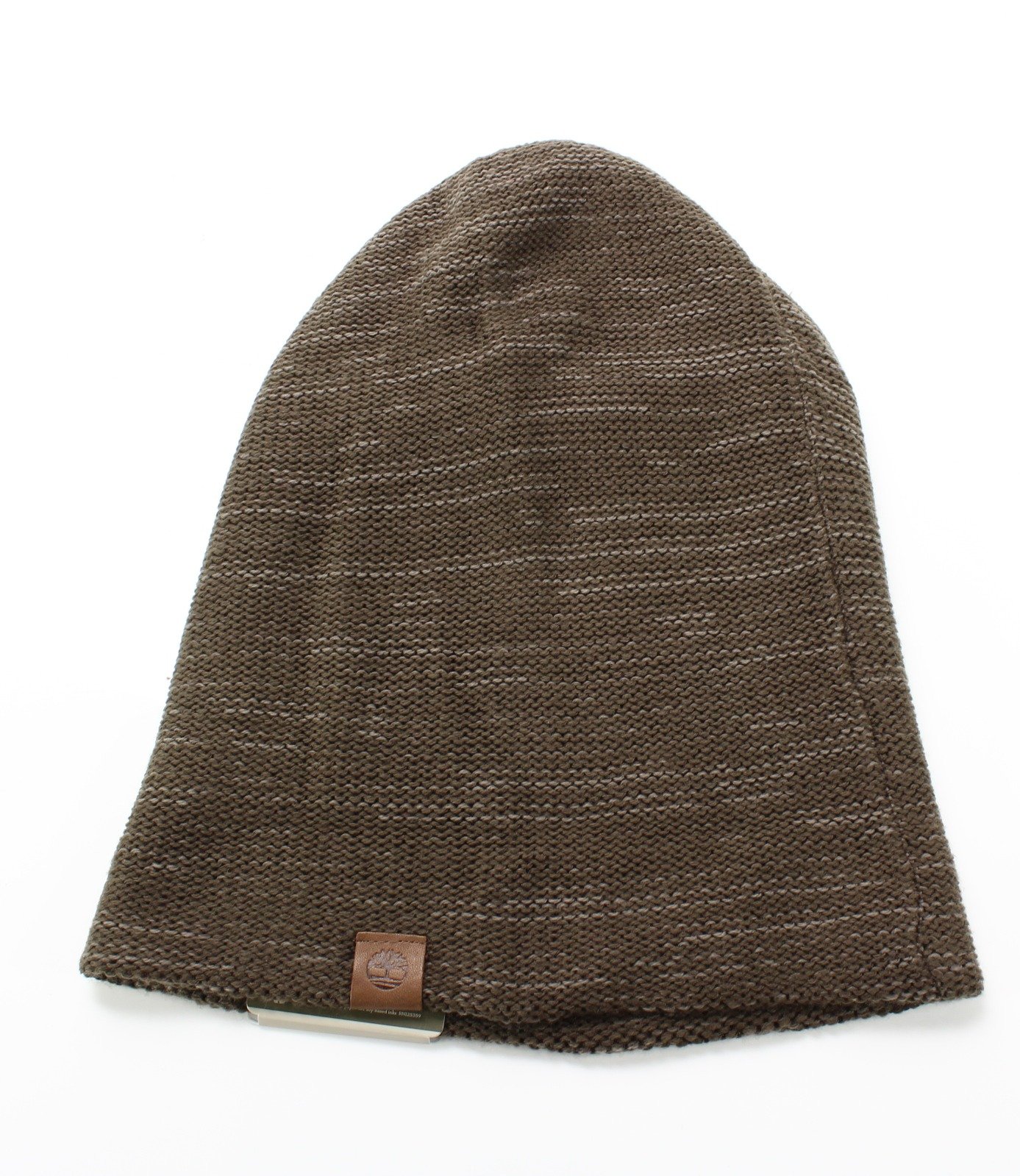 Timberland Men's Olive Green Waffle Knit Slouch Beanie - One Size, Warm Winter Hat for Outdoor Activities, Hiking & Casual Wear