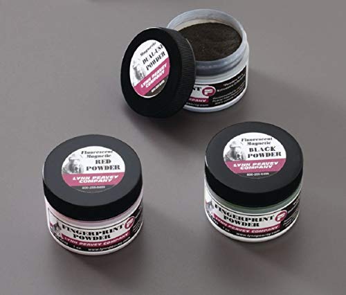 Black Magnetic Fingerprint Powder for Forensic Investigations - Premium Magnetic Fingerprinting Supplies Kit - Ideal for Crime Scene Analysis & Evidence Collection