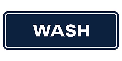 Navy Blue / White