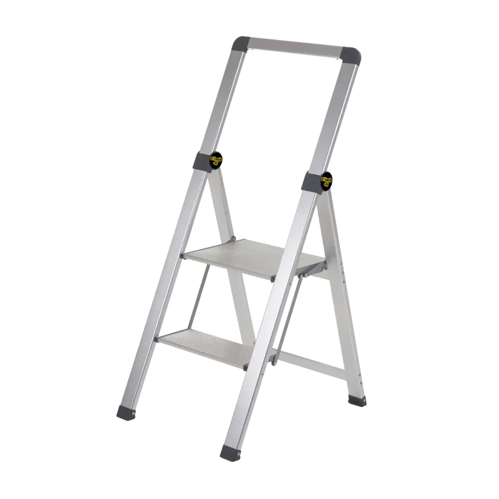 Climb It Slim Folding Steps - Lightweight Portable Ladder for Home, Garage, and Warehouse Use - Perfect for Reaching High Shelves and Storage Areas