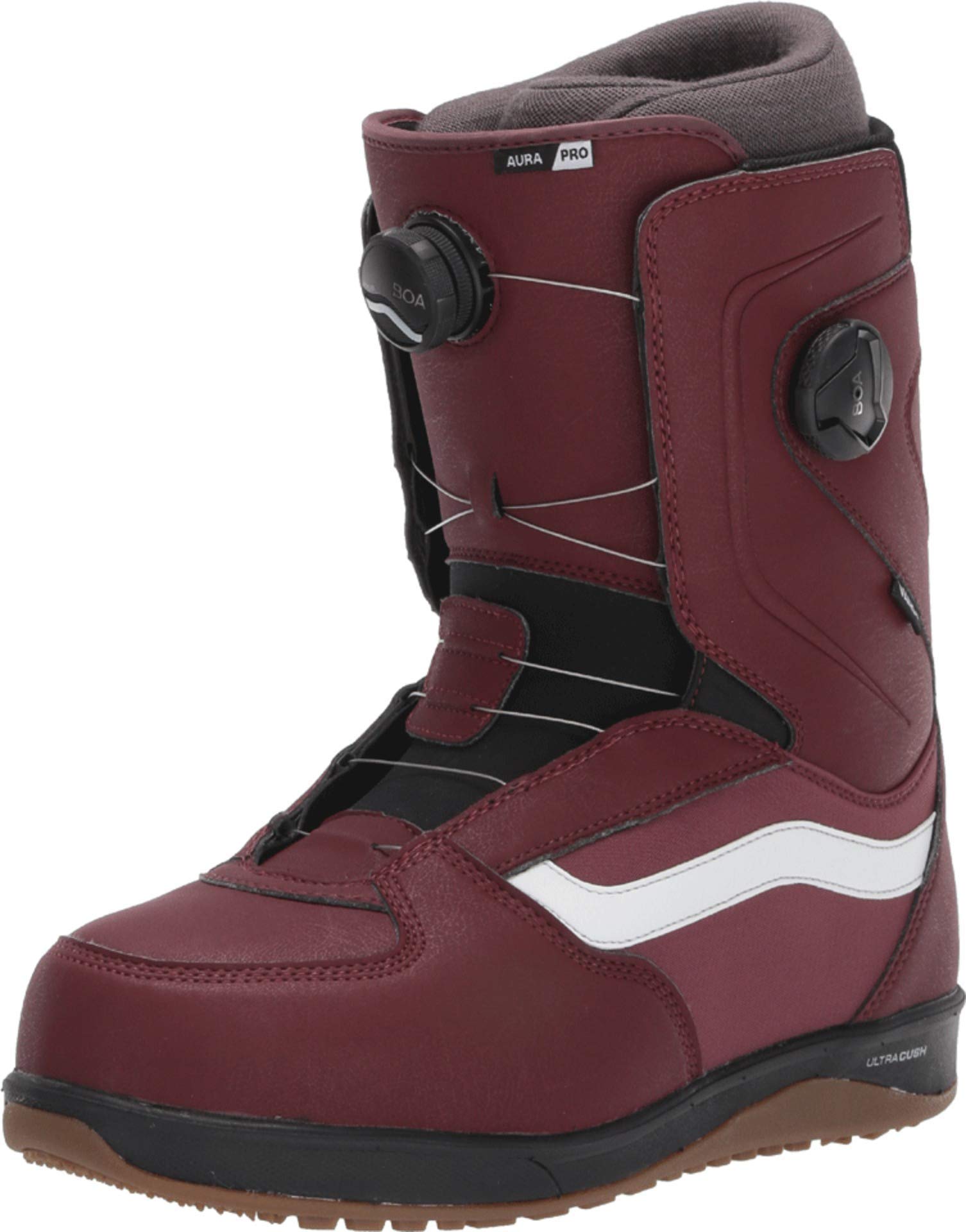 Vans Aura Pro Men's Snowboard Boots - Waterproof & Comfortable Snowboarding Shoes for Men | Perfect for Freestyle & All-Mountain Riding | Winter Sports & Snow Adventures