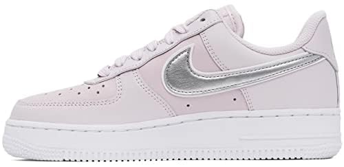 Nike Women's Air Force 1 '07 Metallic Silver Sneakers - Size 9 | Casual & Athletic Shoes for Women | Perfect for Streetwear, Gym & Everyday Wear