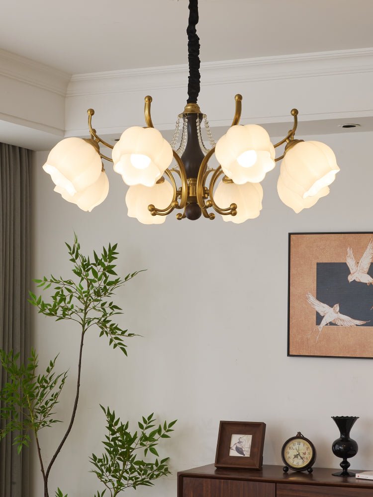 Antonia Crystal Chandelier - Elegant Modern Ceiling Light Fixture for Dining Room, Living Room, Bedroom | Perfect for Home Decor, Wedding, and Luxury Interior Design