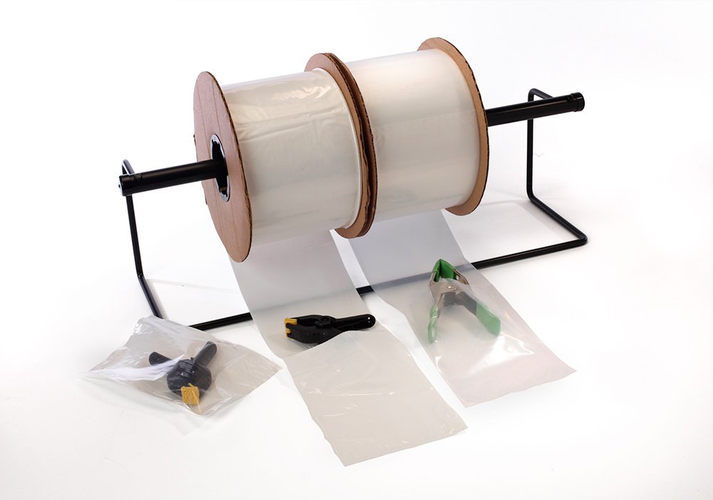 8 x 10 Inch 4 Mil Clear Pre-Opened Auto Fill Poly Bags on Roll - 500 Pack by Laddawn 2722 | Perfect for Retail Packaging, Shipping, and E-commerce Product Protection