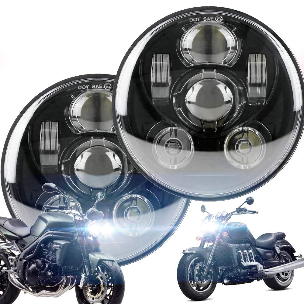 Premium LED Headlight Upgrade Kit for Triumph Street Triple, Speed Triple & Rocket III - High Brightness, Easy Installation - Perfect for Night Riding & Enhanced Visibility