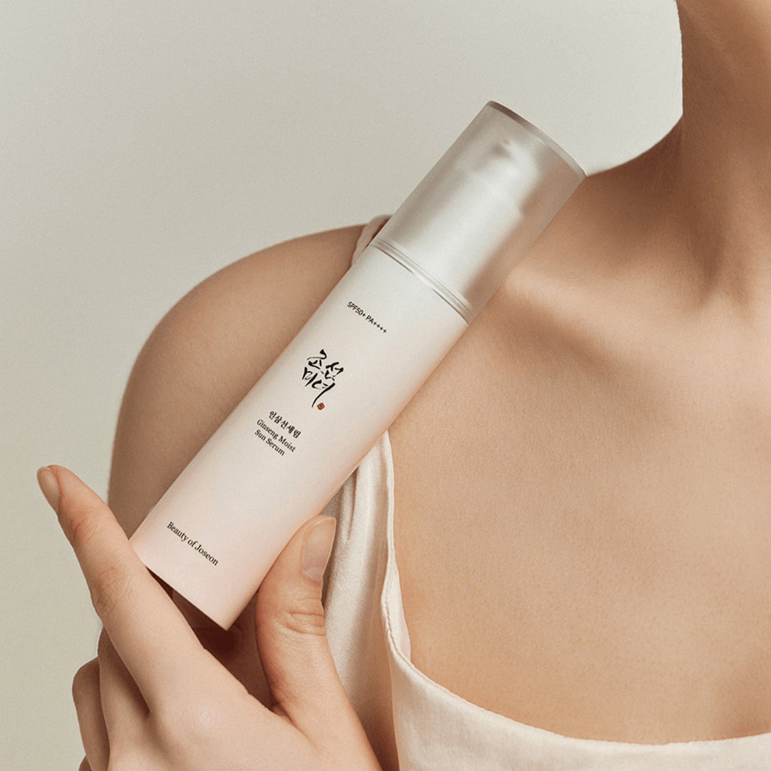 Beauty of Joseon Ginseng Moist Sun Serum SPF 50+ PA++++ 50ml - Korean Sunscreen for Face, Hydrating & Anti-Aging - Perfect for Daily UV Protection & Skincare Routine