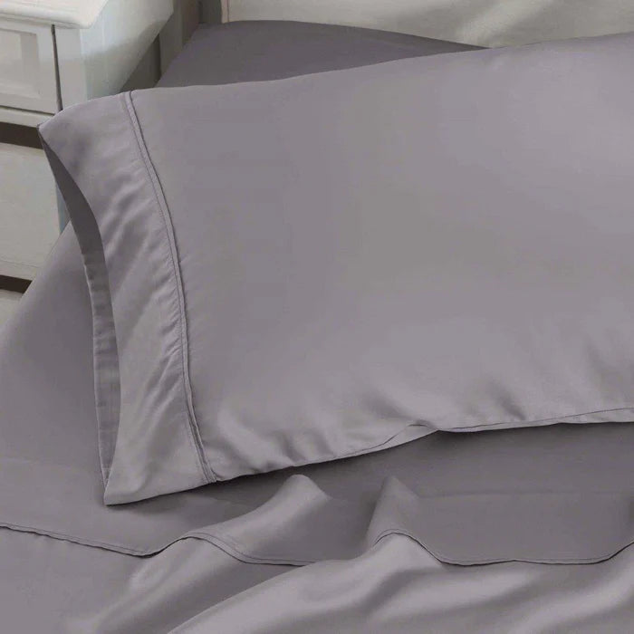 300 Thread Count Modal Beechwood Pillowcase Set - 2 Piece Soft & Breathable Bedding for a Comfortable Night's Sleep - Perfect for Home, Hotel, and Travel Use