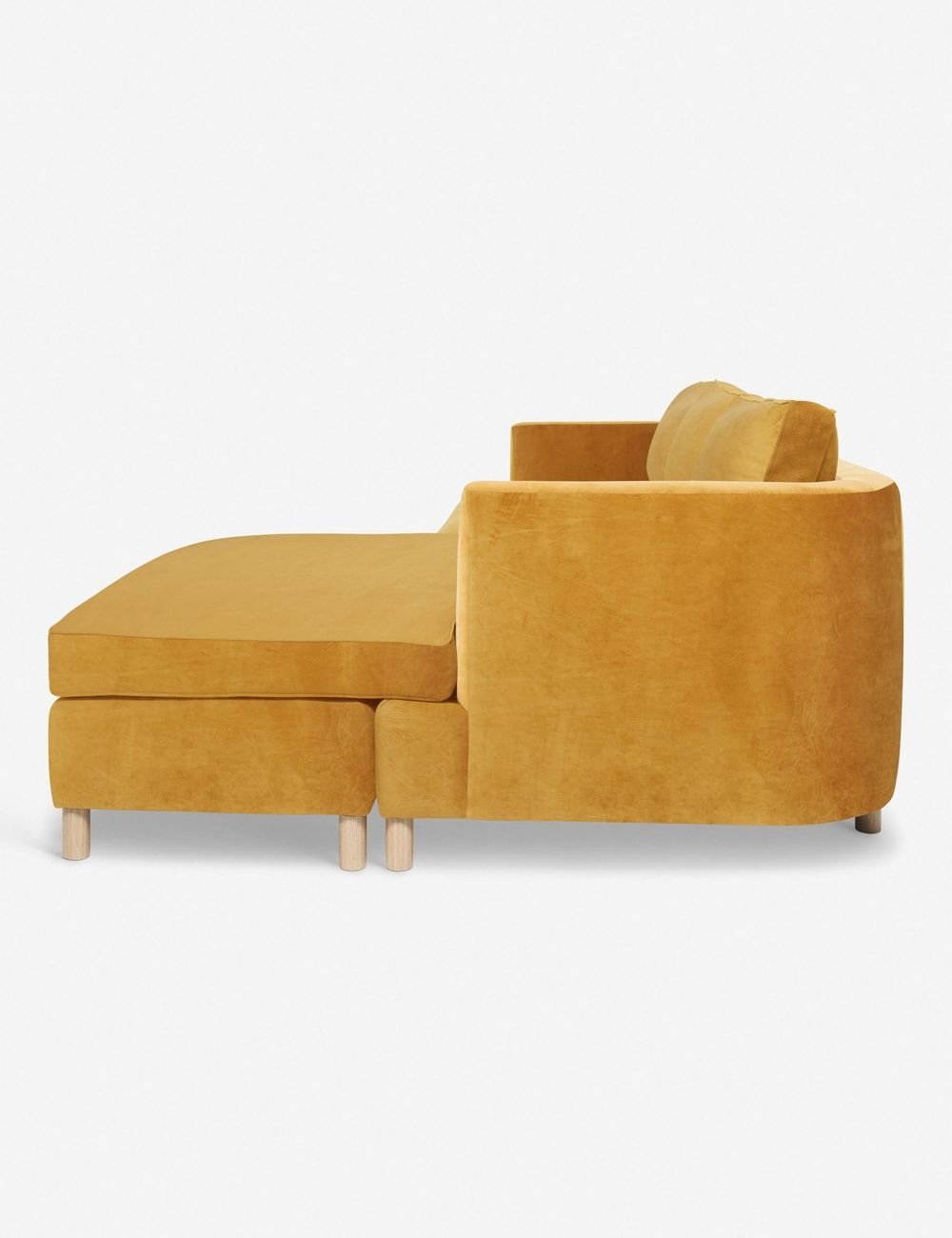 Belton Sectional Sofa by Ginny Macdonald - Modern L-Shaped Couch for Living Room, Family Room & Home Theater | Comfortable Fabric Upholstery with Reversible Chaise