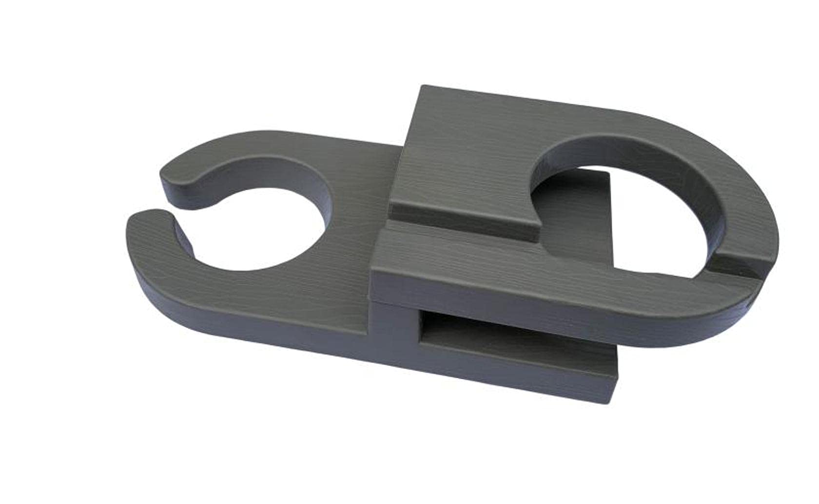 Dark Grey Adirondack Chair Cup Holder - Durable Outdoor Drink Accessory for Patio, Deck, and Garden Relaxation